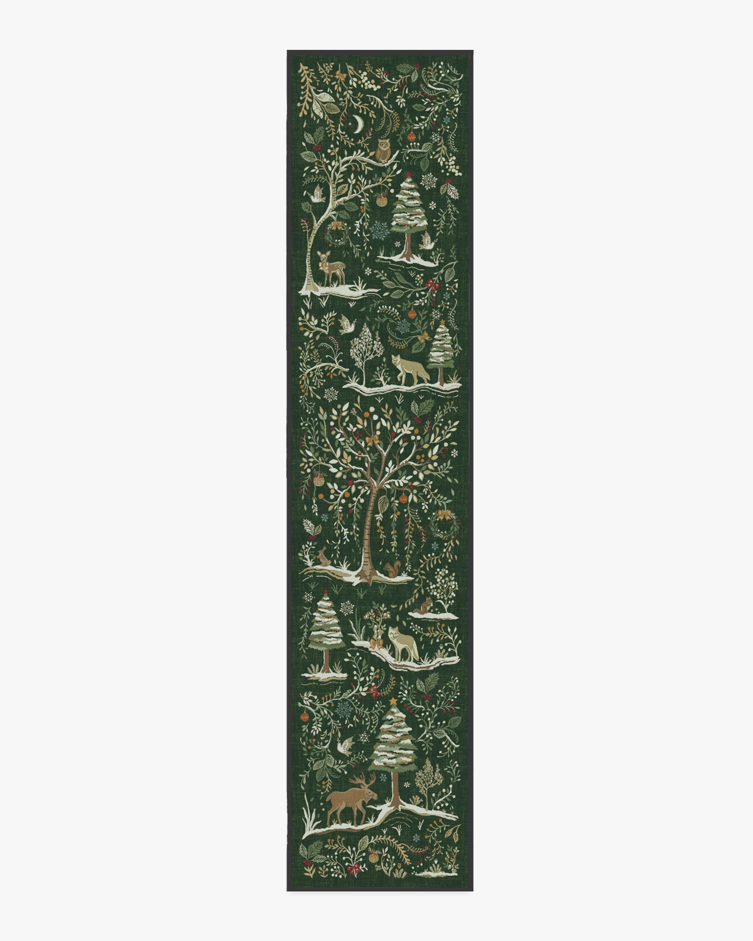 Elwood Forest Green Flatwoven Rug