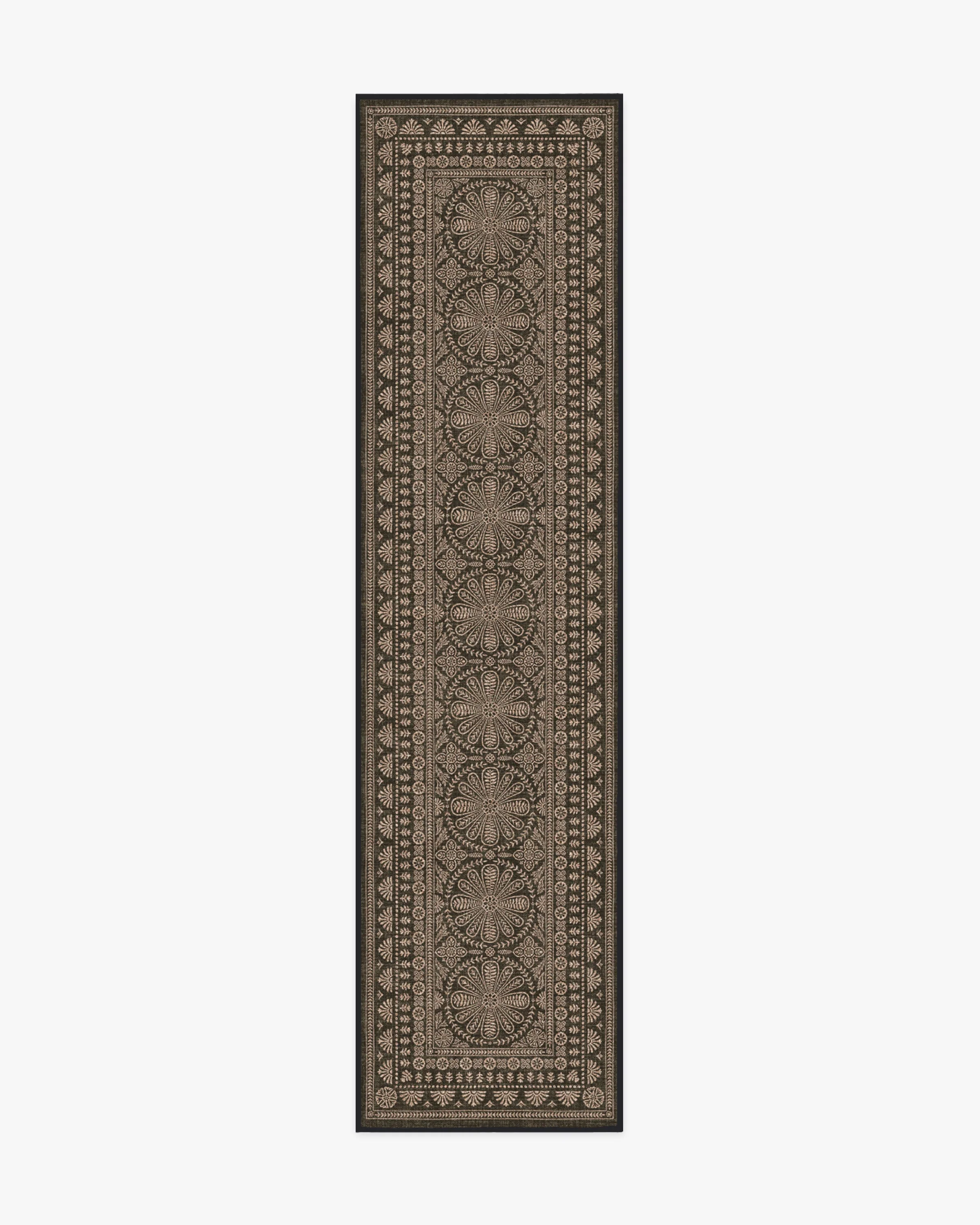 Maia Soft Black Re-Jute Rug