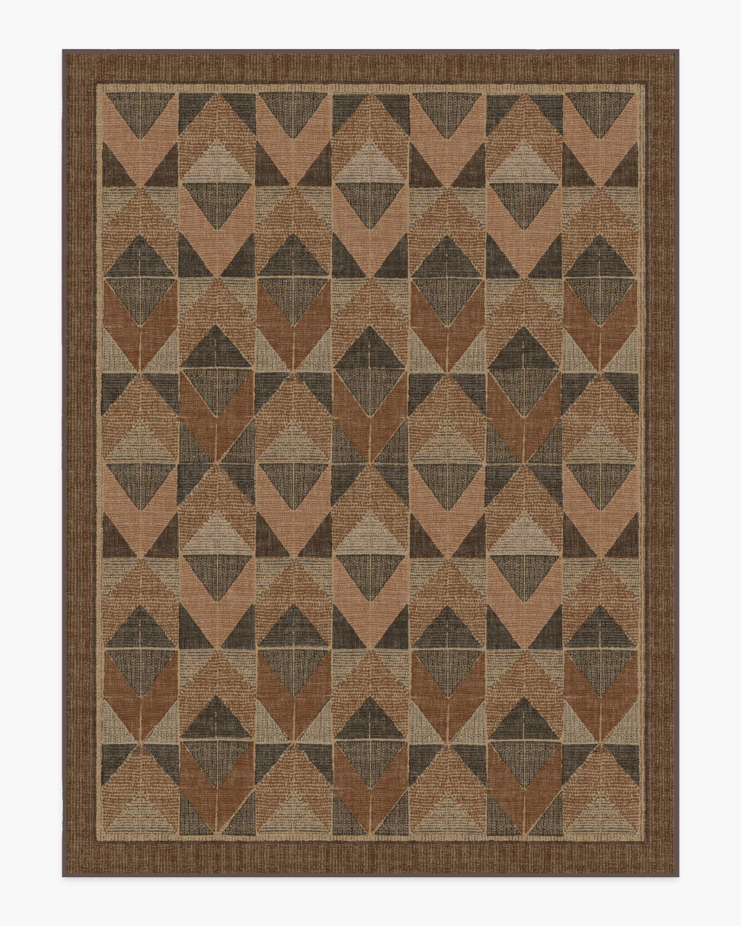Ember Copper & Brown Flatwoven Rug
