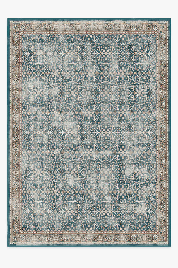 Celestine Teal Blue Rug