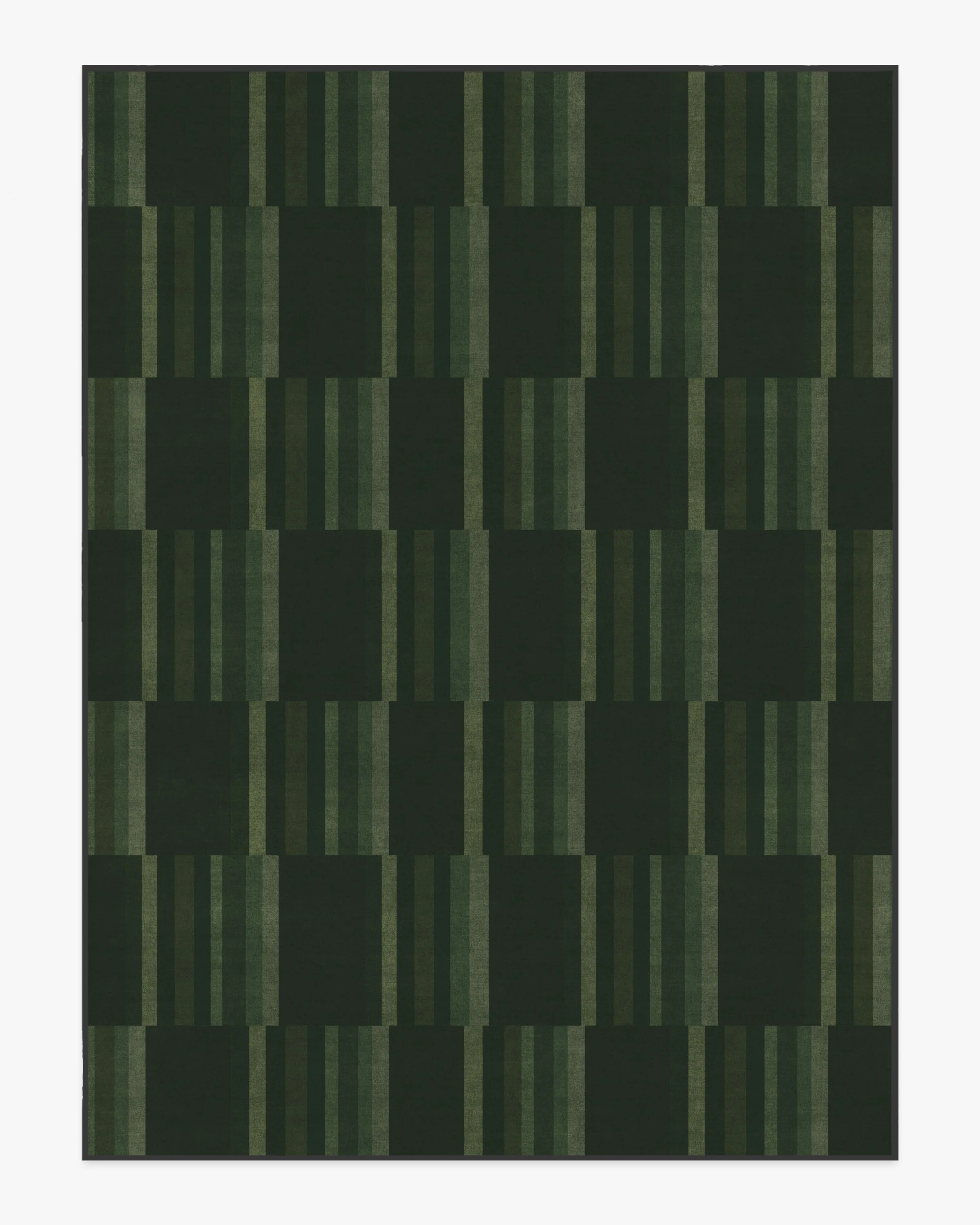 London Olive & Green Flatwoven Rug by Michael Michalsky