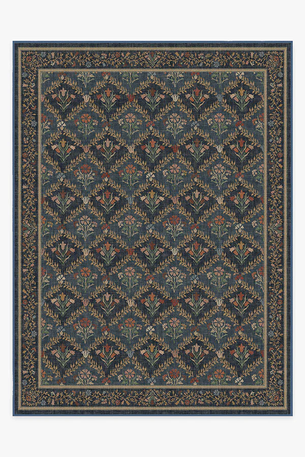 Bellflowers Blue Rug by Morris & Co.