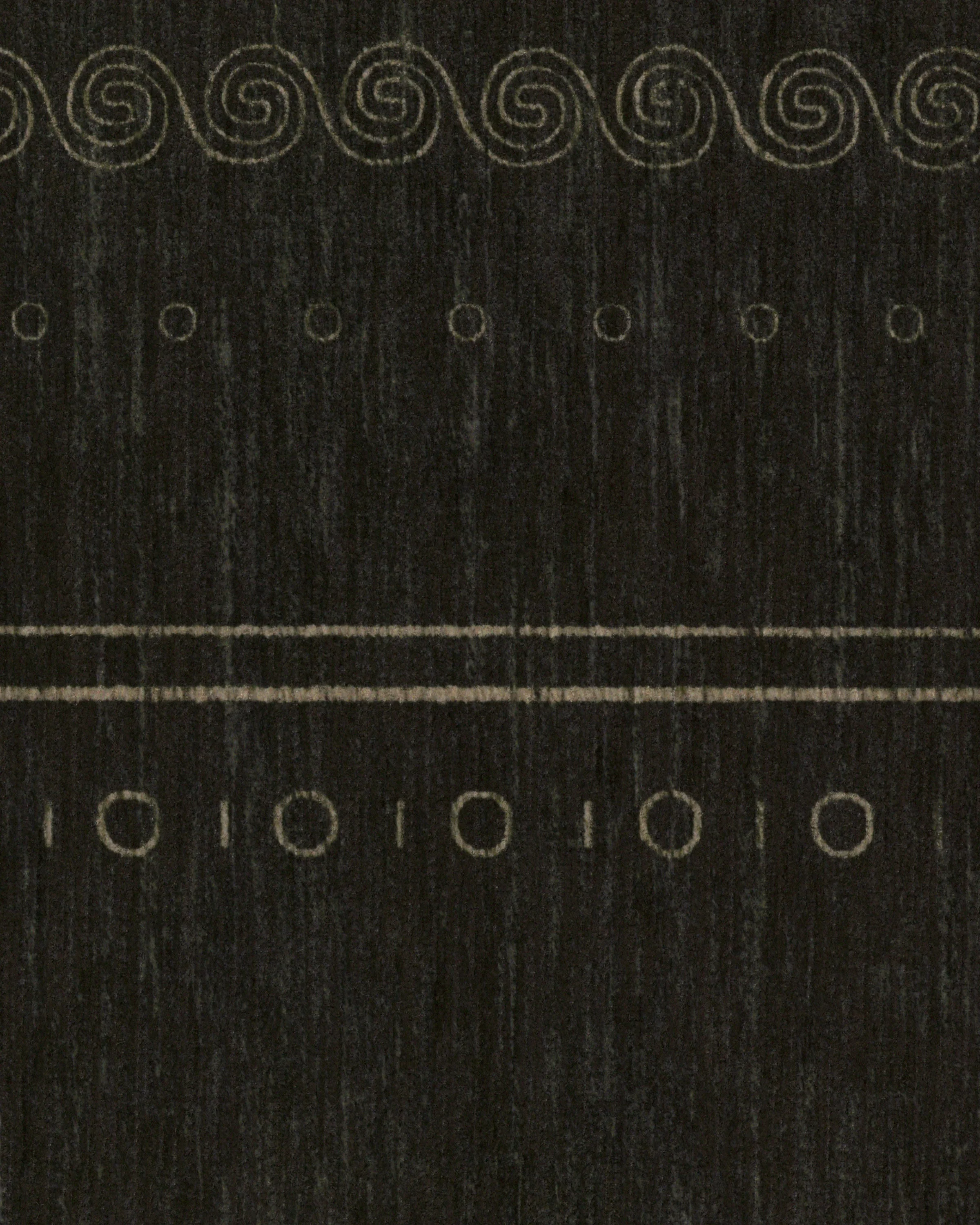 Milos Black Flatwoven Rug