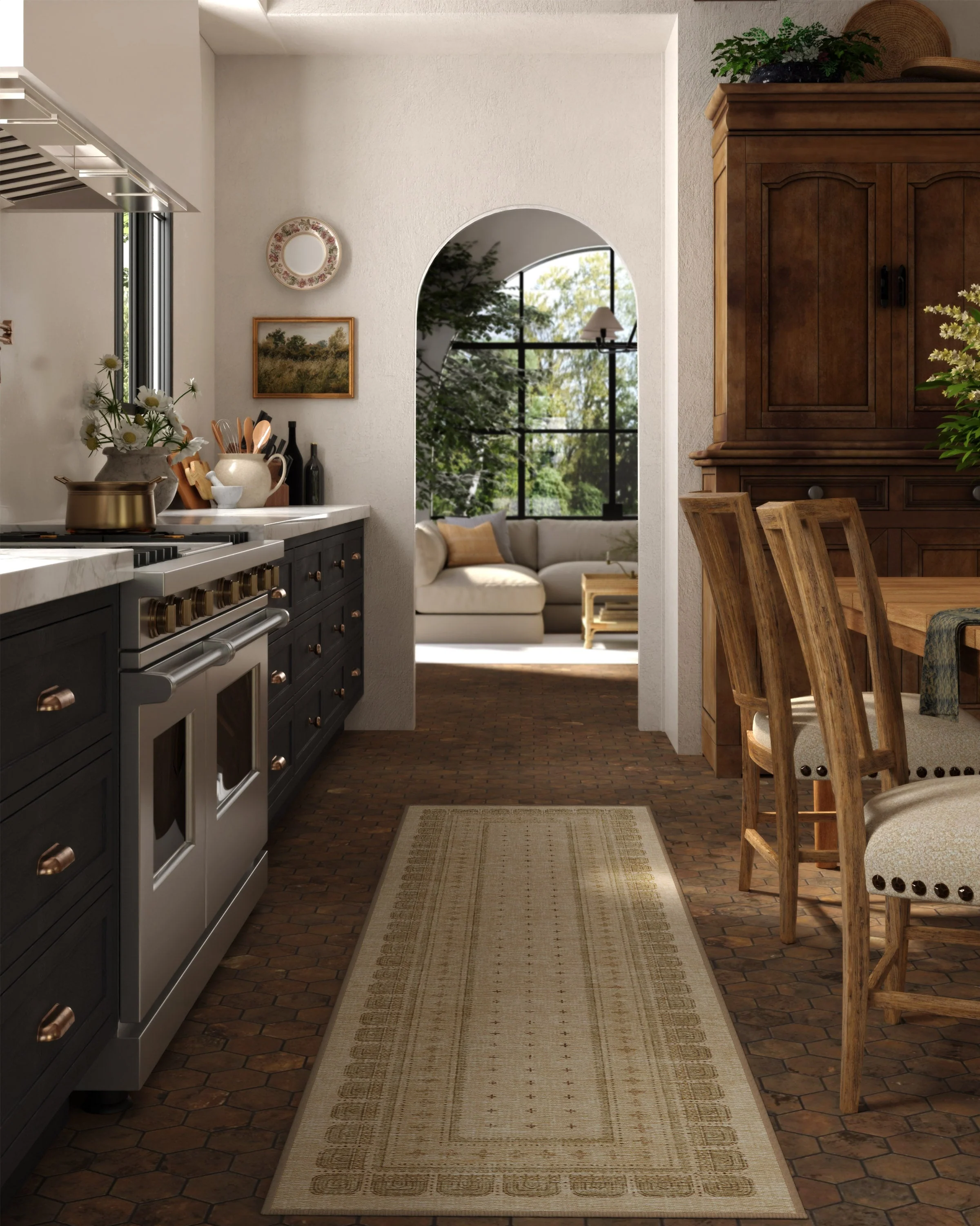 Beatrice Tan Flatwoven Rug