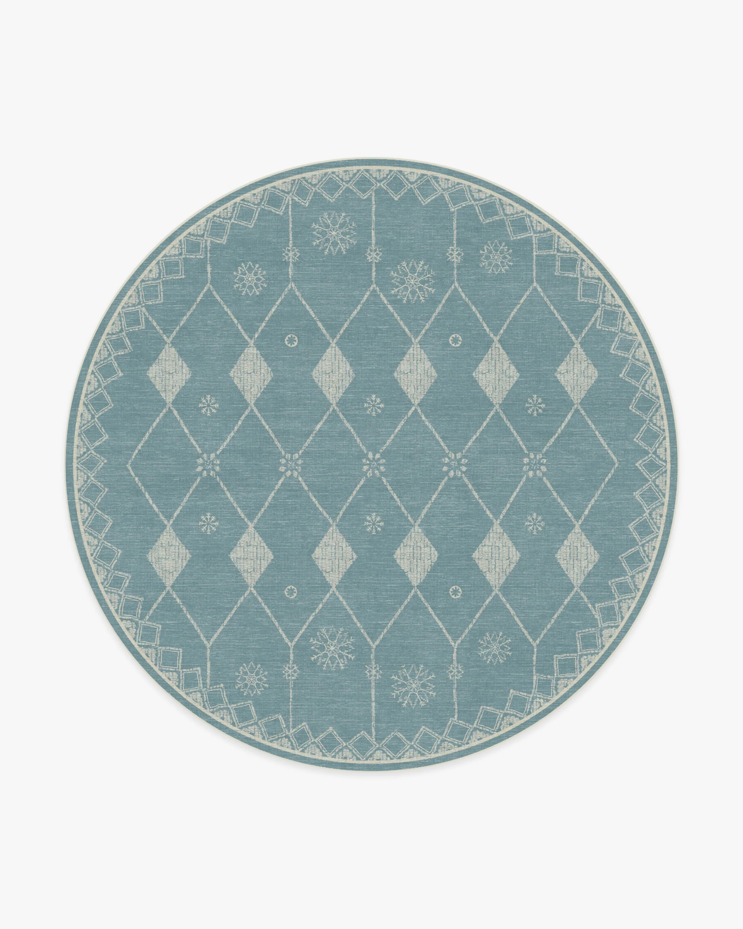 Lumia Pale Blue Flatwoven Rug