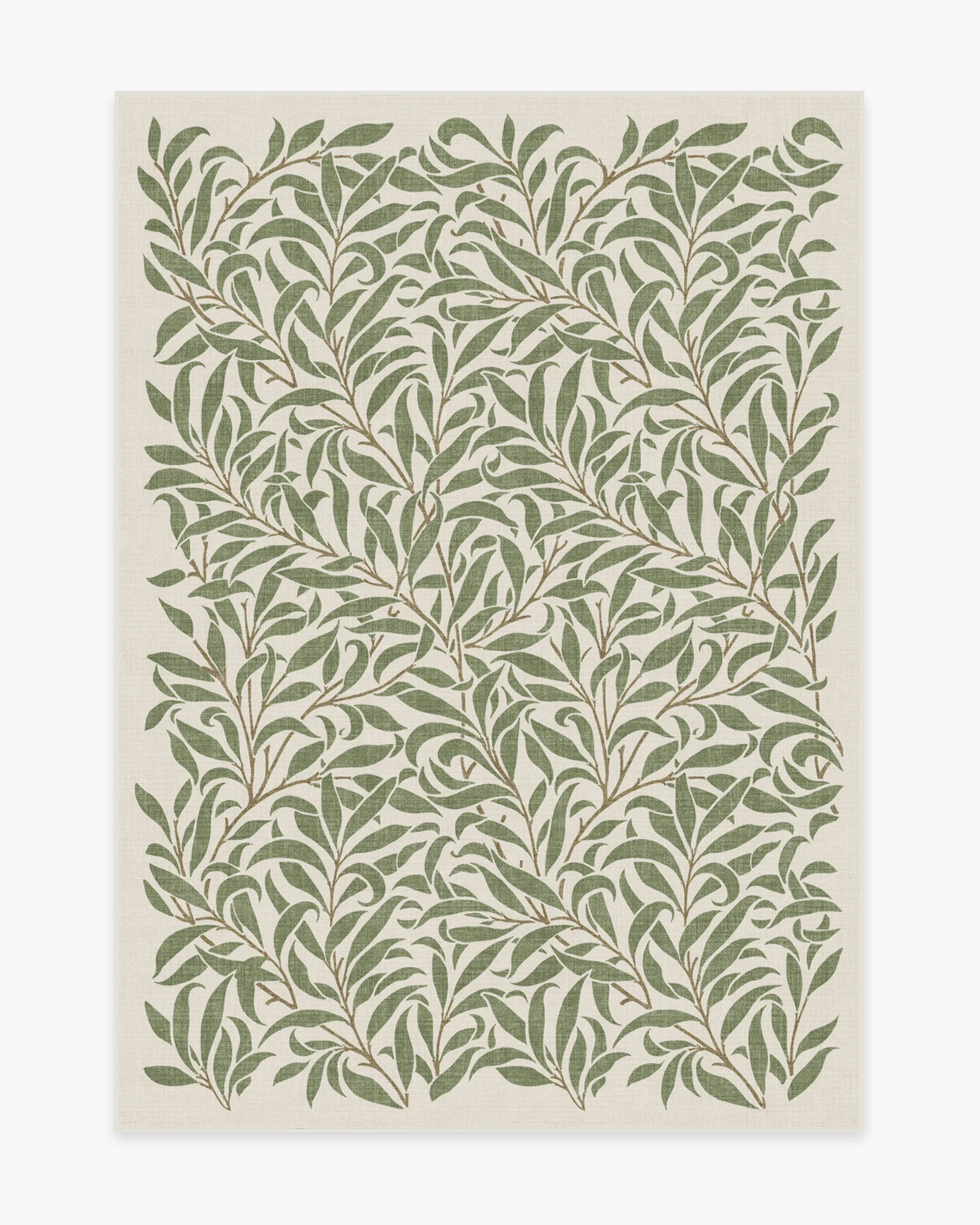 Pure Willow Boughs Green Rug by Morris & Co.