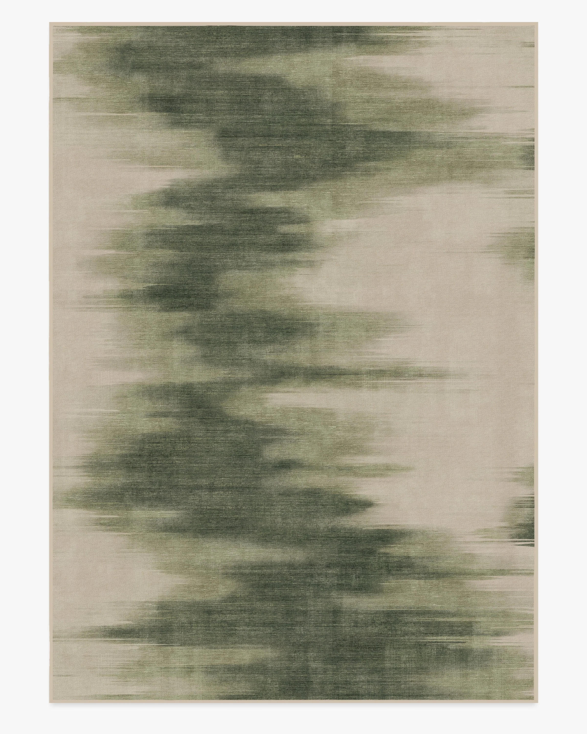Cassis Olive Flatwoven Rug by Nina Takesh