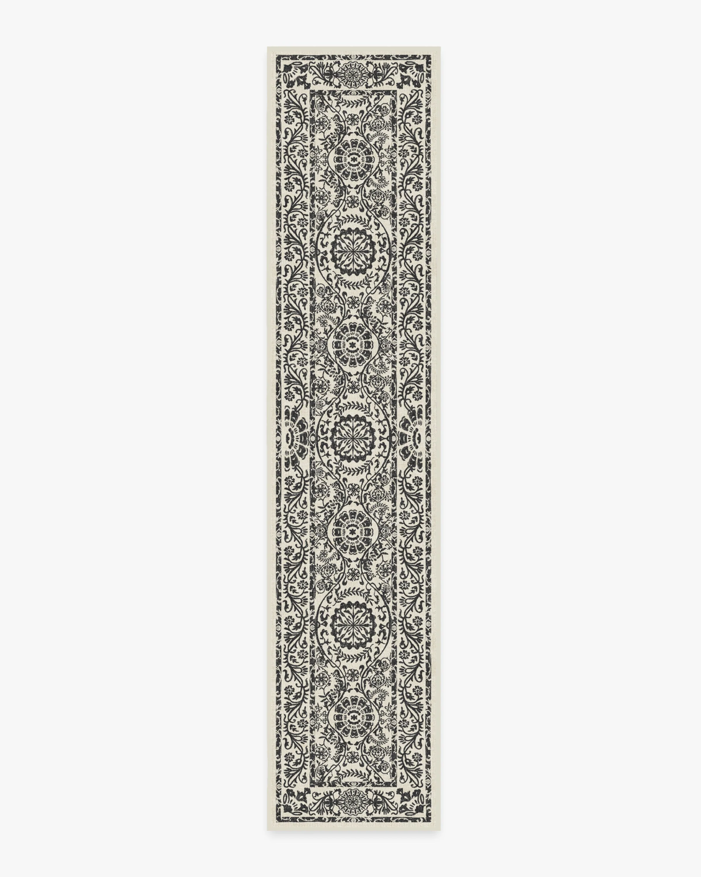 Delphina Black & White Rug