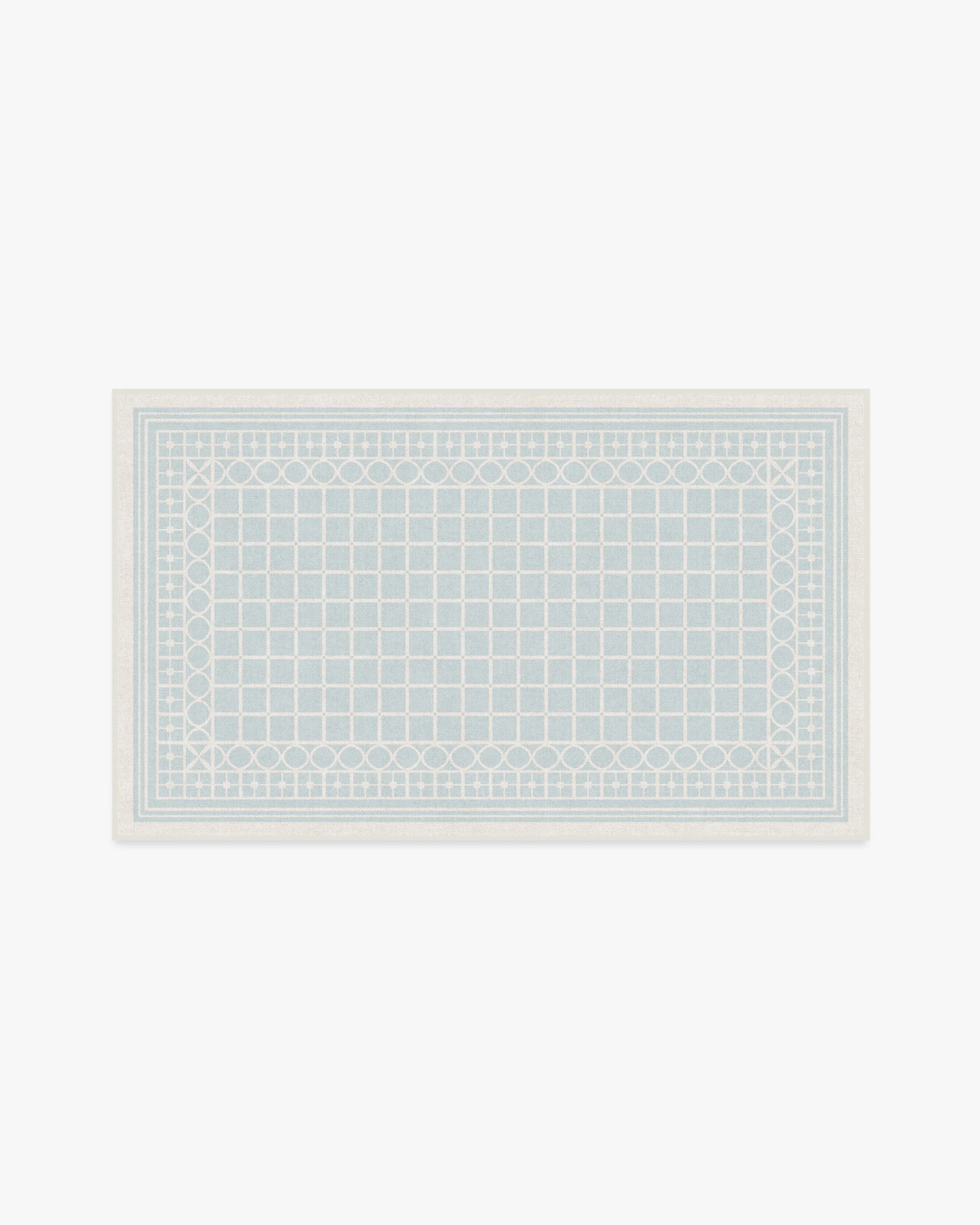 Palm Beach Powder Blue Rug by Gray Malin