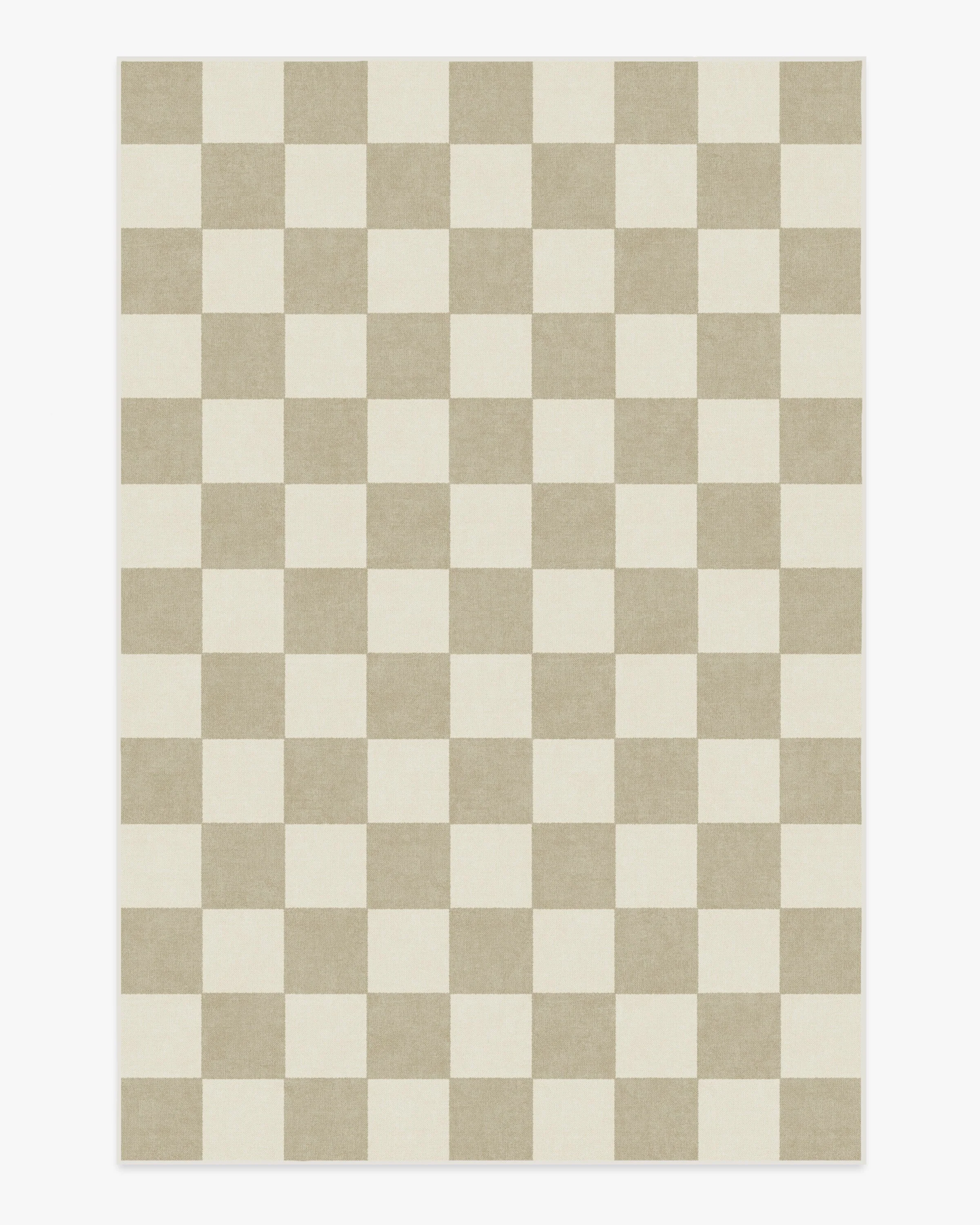 Jaque Checkered Stone Flatwoven Rug