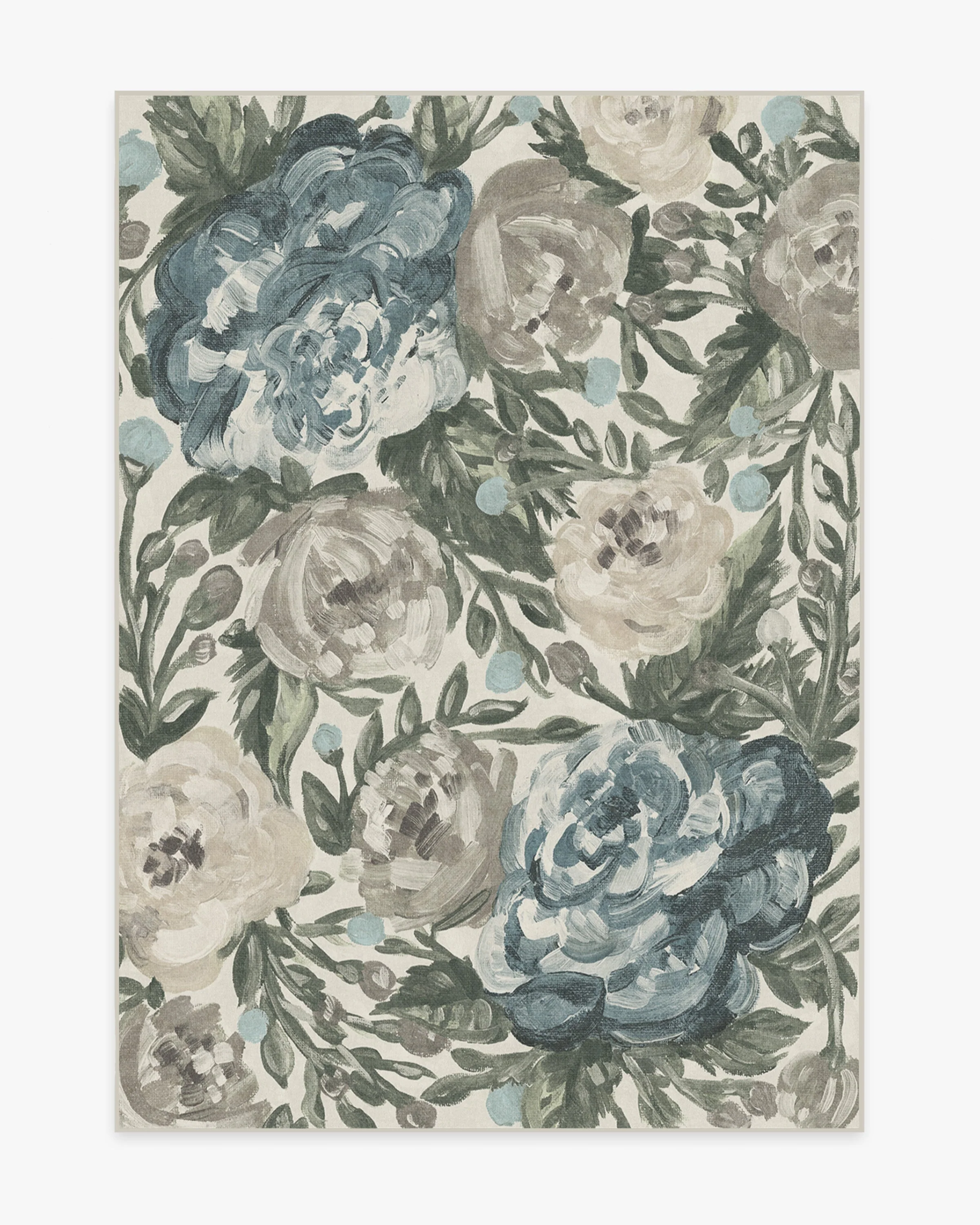 Camellia Jade Flatwoven Rug