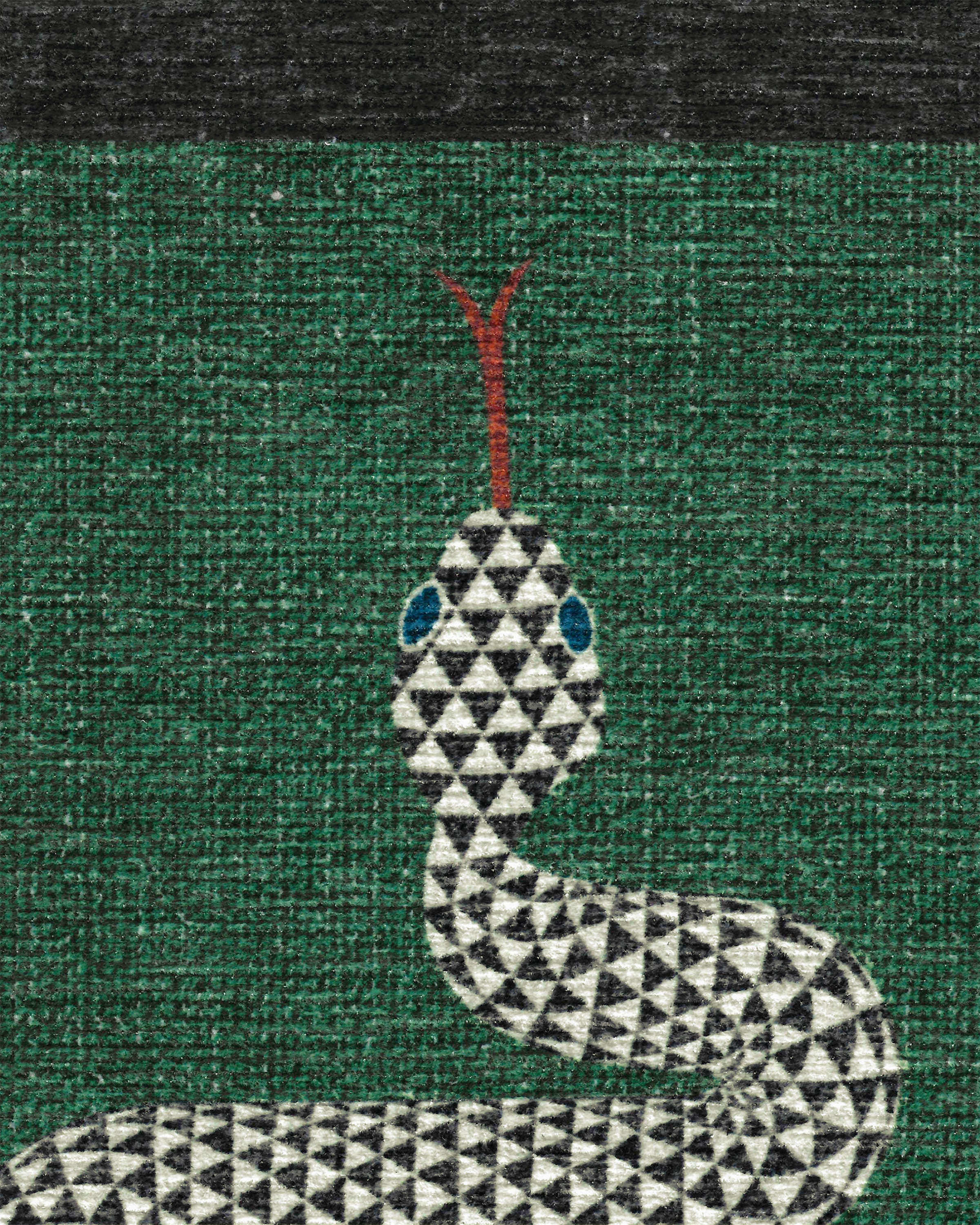 Venom Emerald Rug by Jonathan Adler