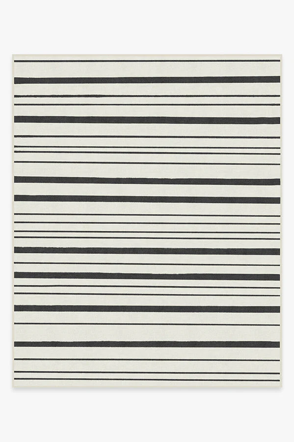 Hudson Stripe Black Rug