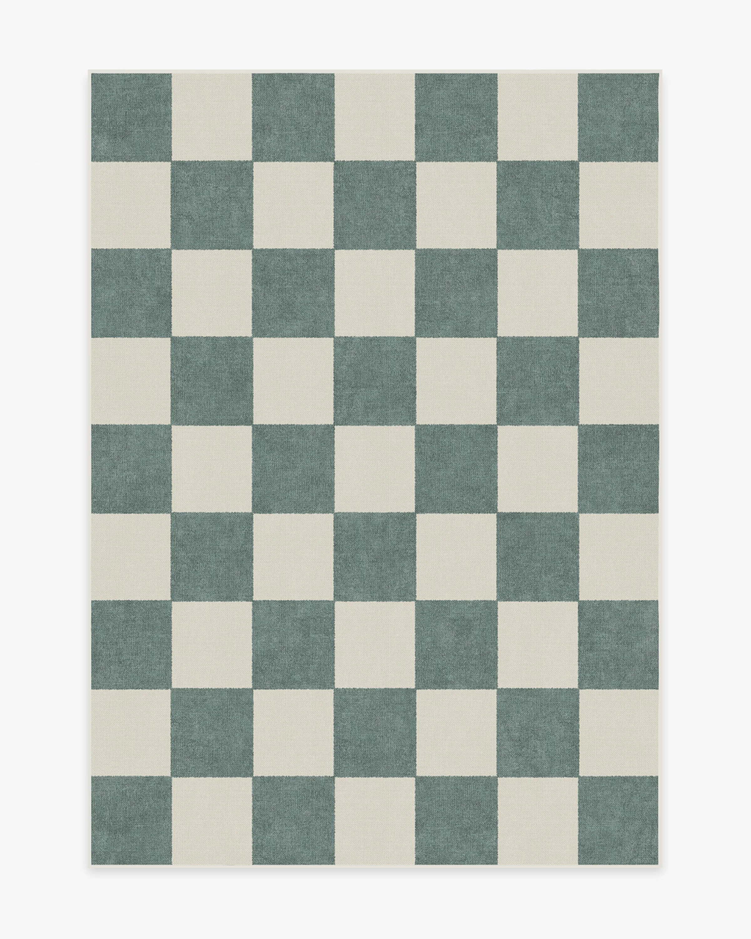 Jaque Checkered Slate Green Rug