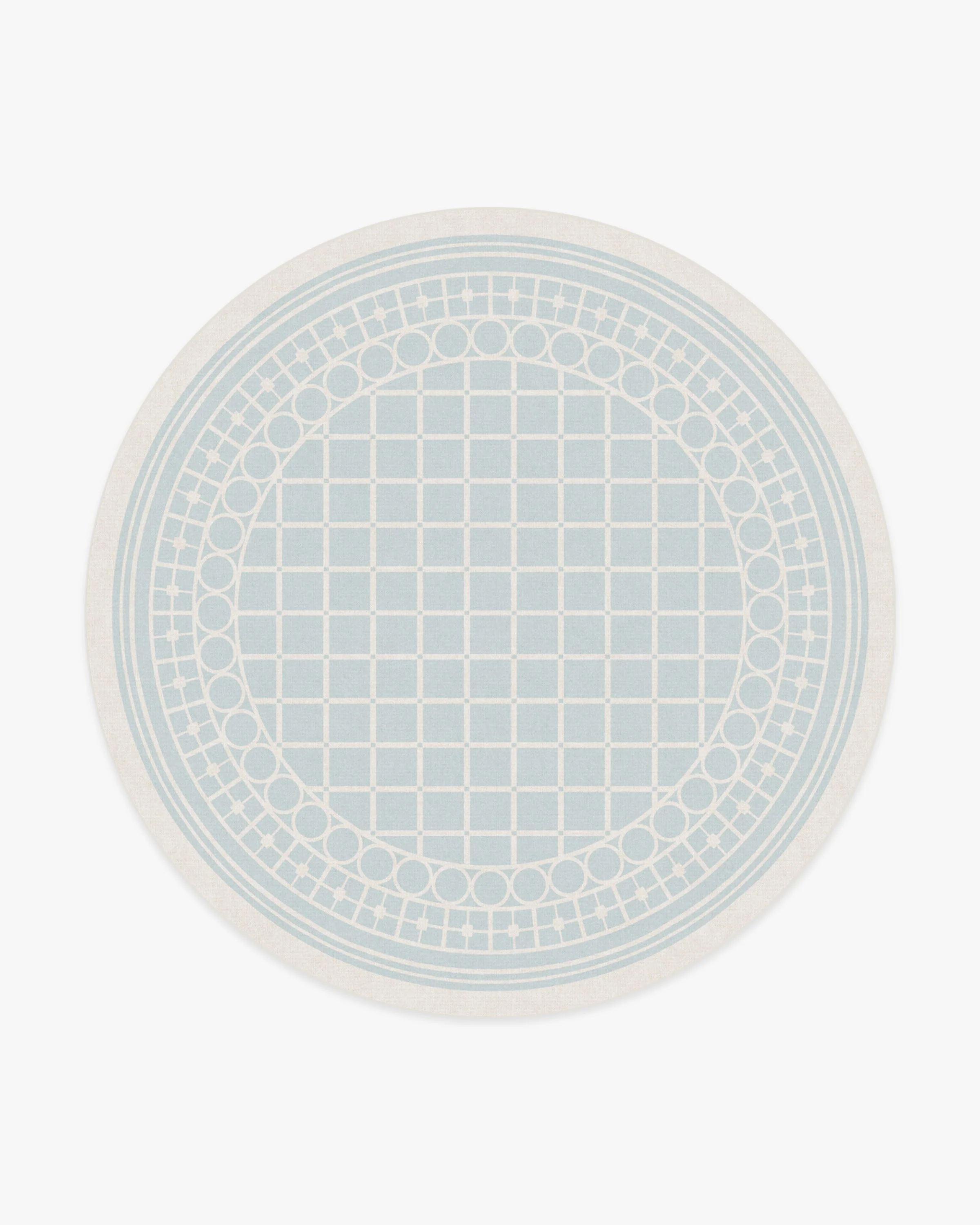 Palm Beach Powder Blue Rug by Gray Malin