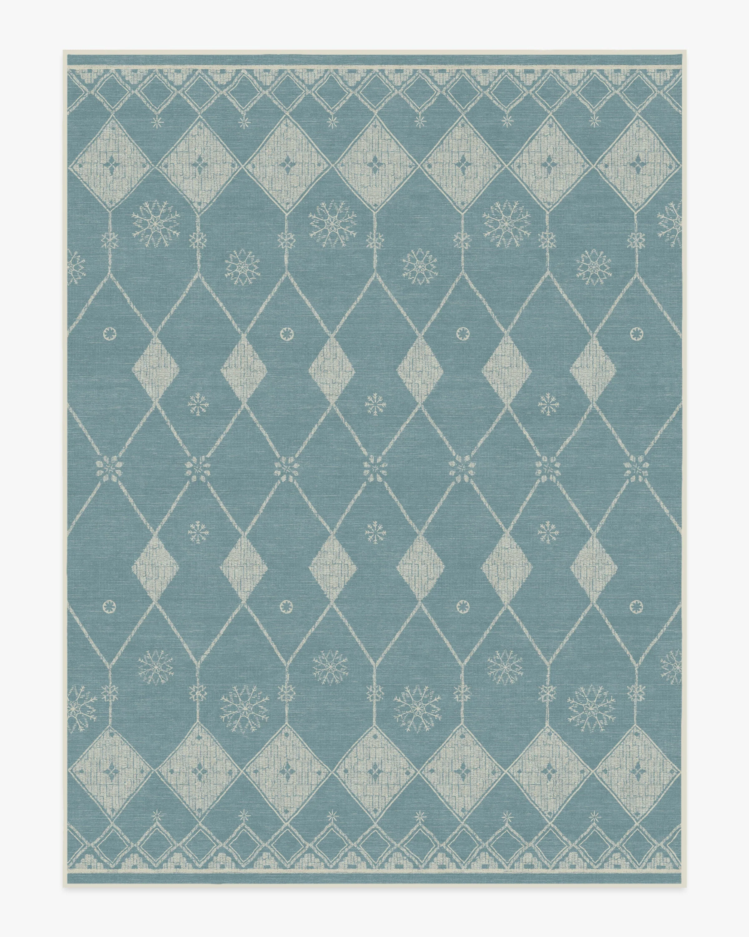 Lumia Pale Blue Flatwoven Rug