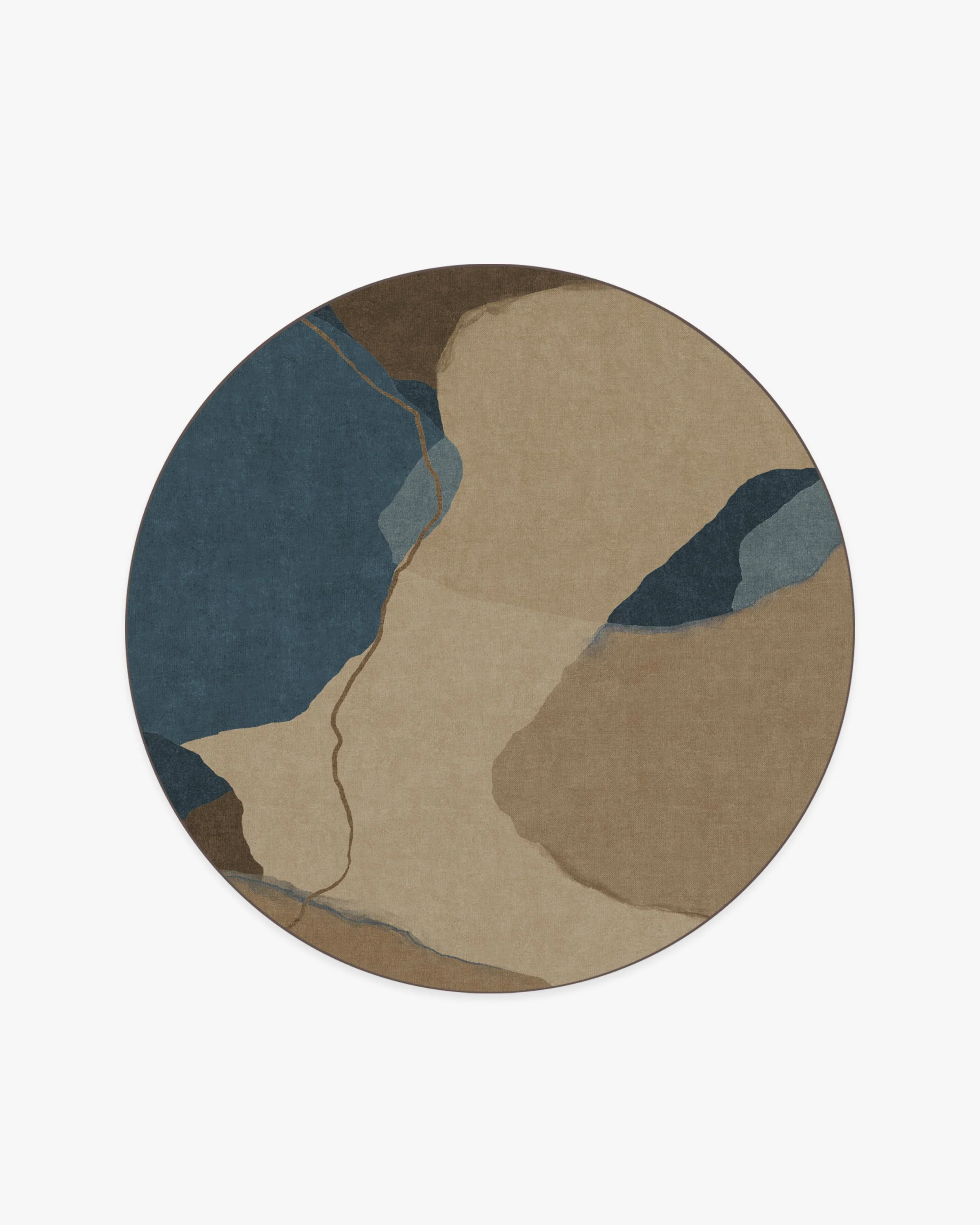 Loire Natural Denim Blue Rug by Nina Takesh