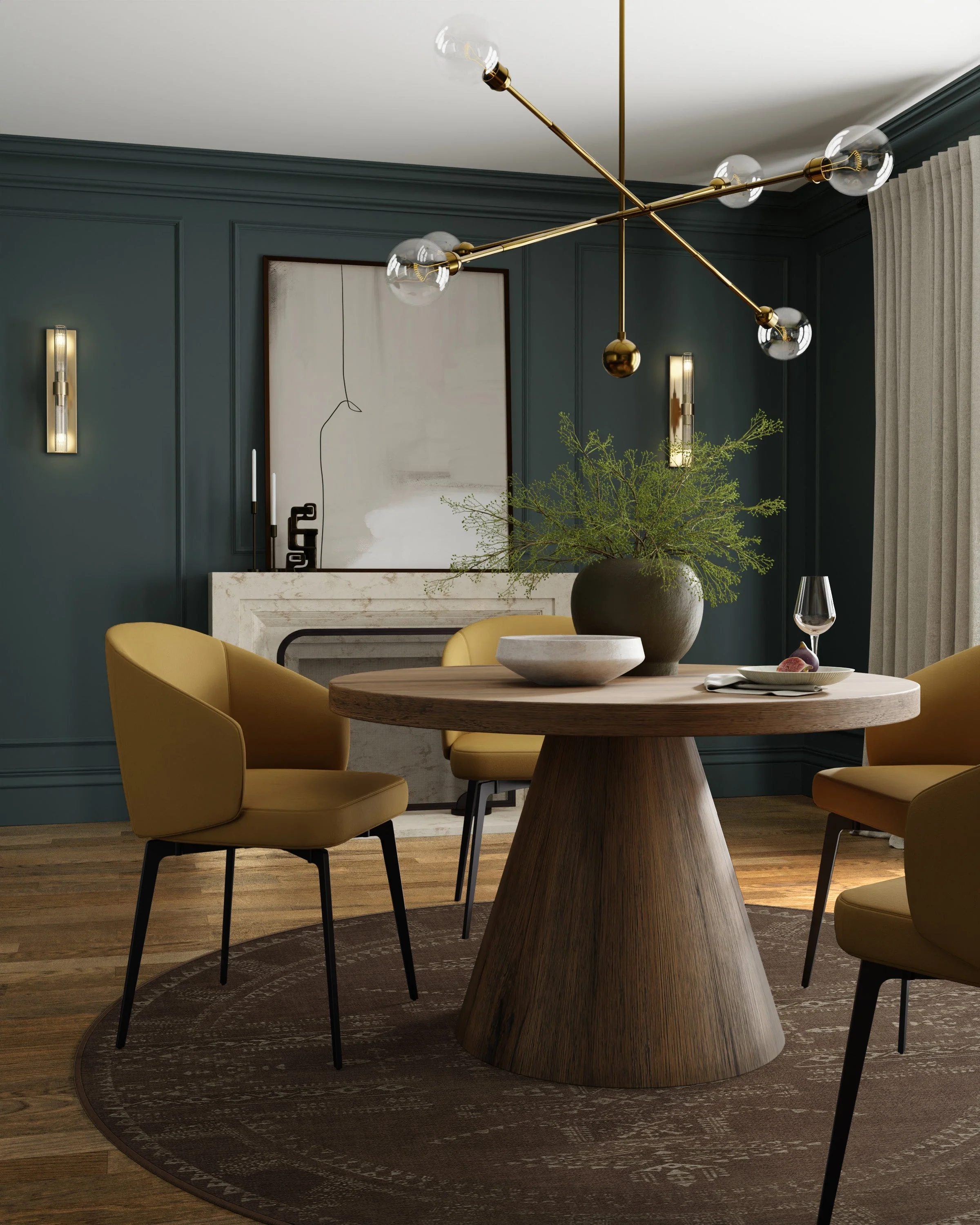 Amira Brown Flatwoven Rug by Martyn Lawrence Bullard
