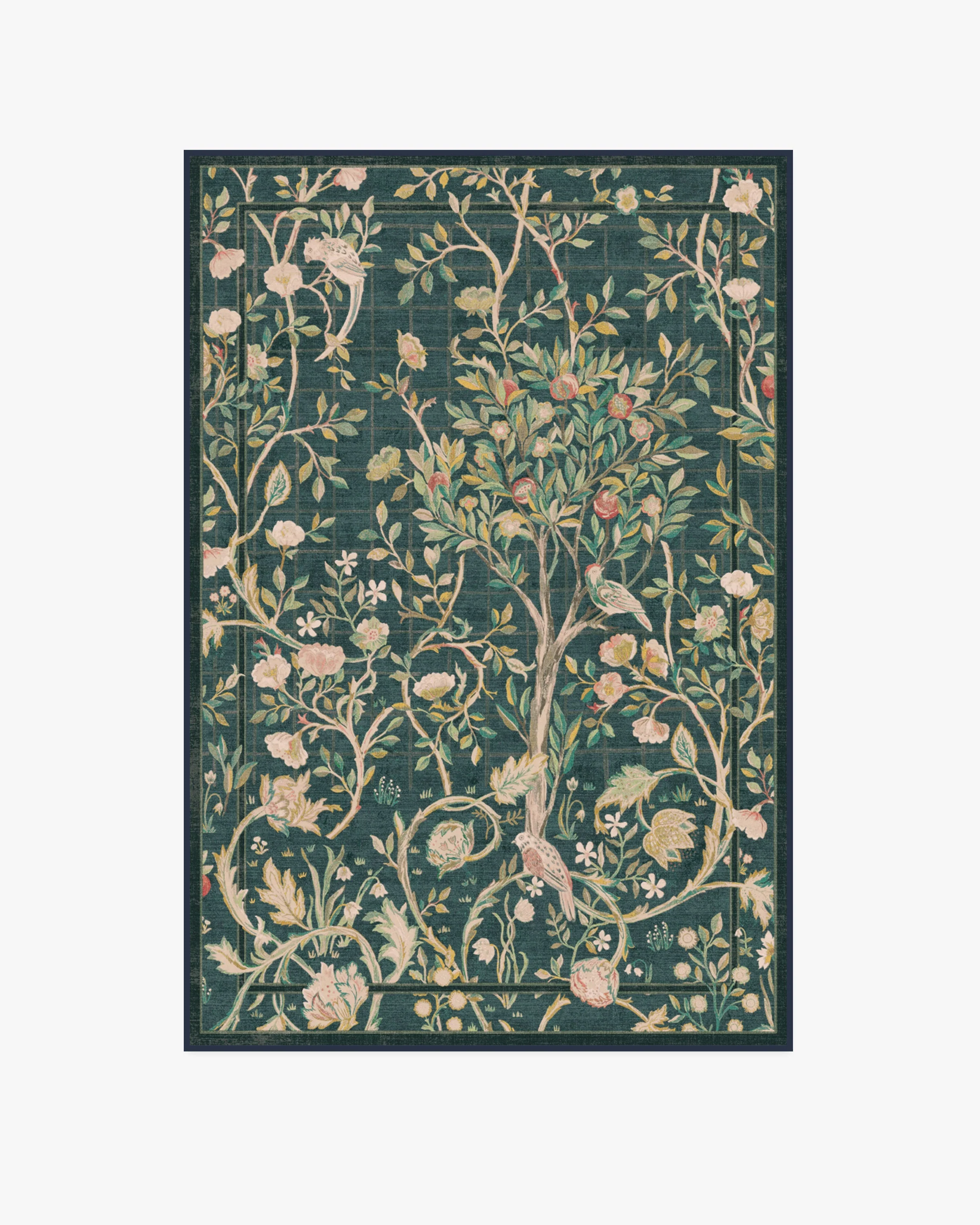 Melsetter Teal Green Rug by Morris & Co.