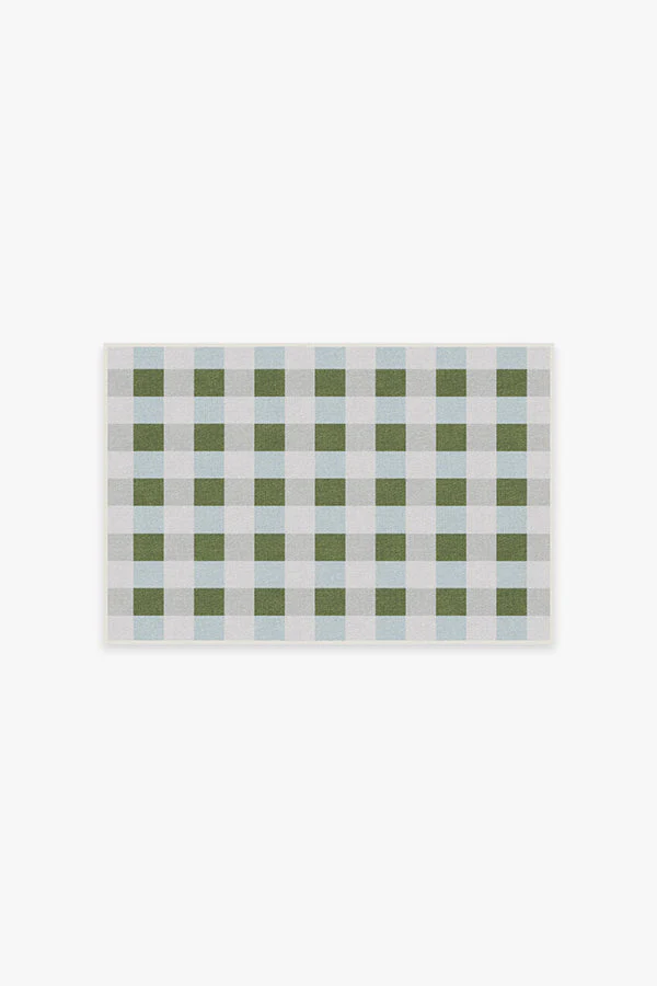Sutton Moss Green & Blue Rug by The Home Edit