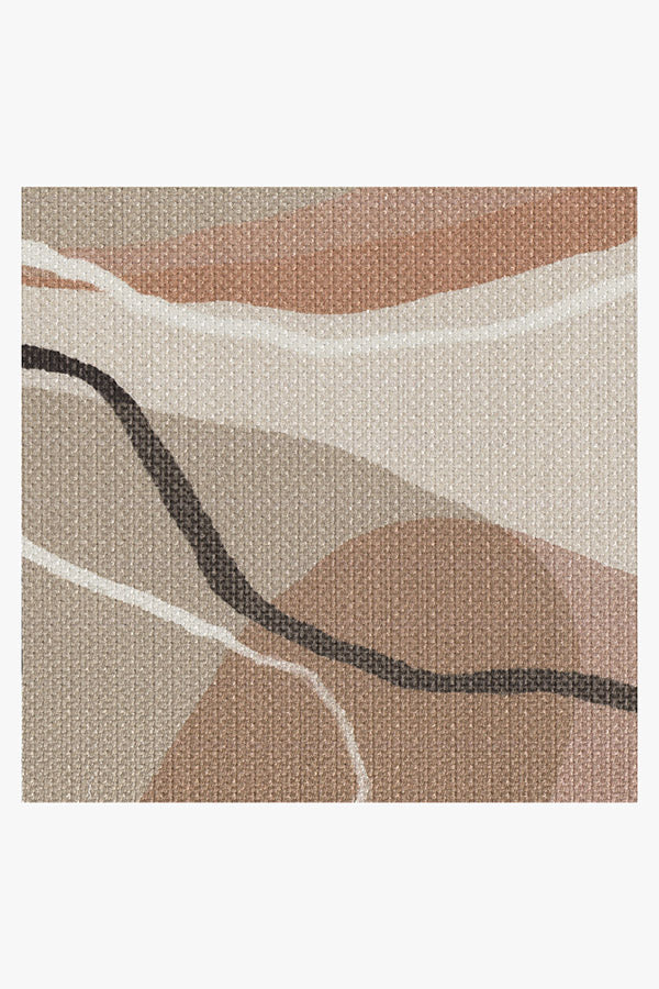 Petra Copper Rose Outdoor Rug