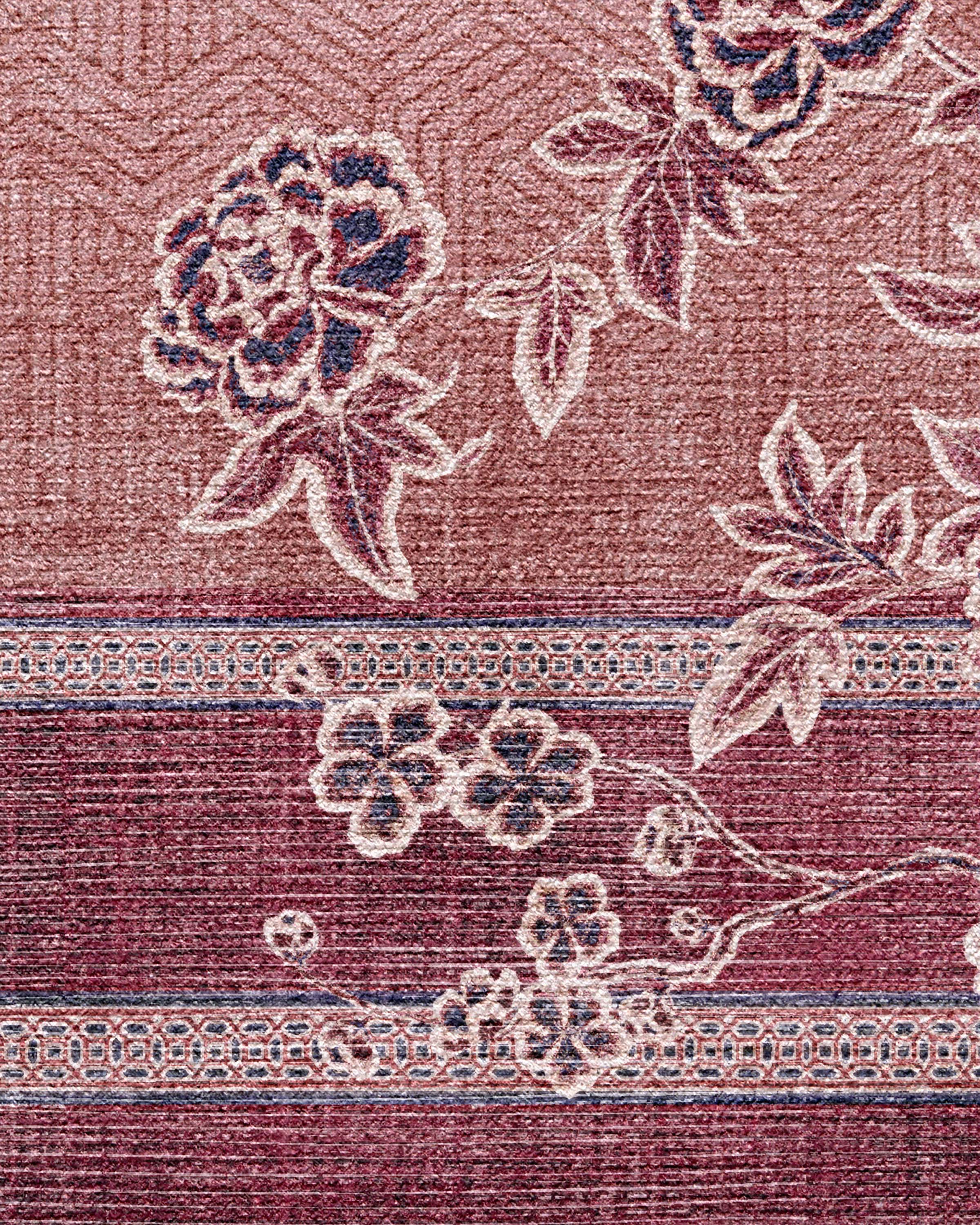 Draper Burgundy Rug by Gracie