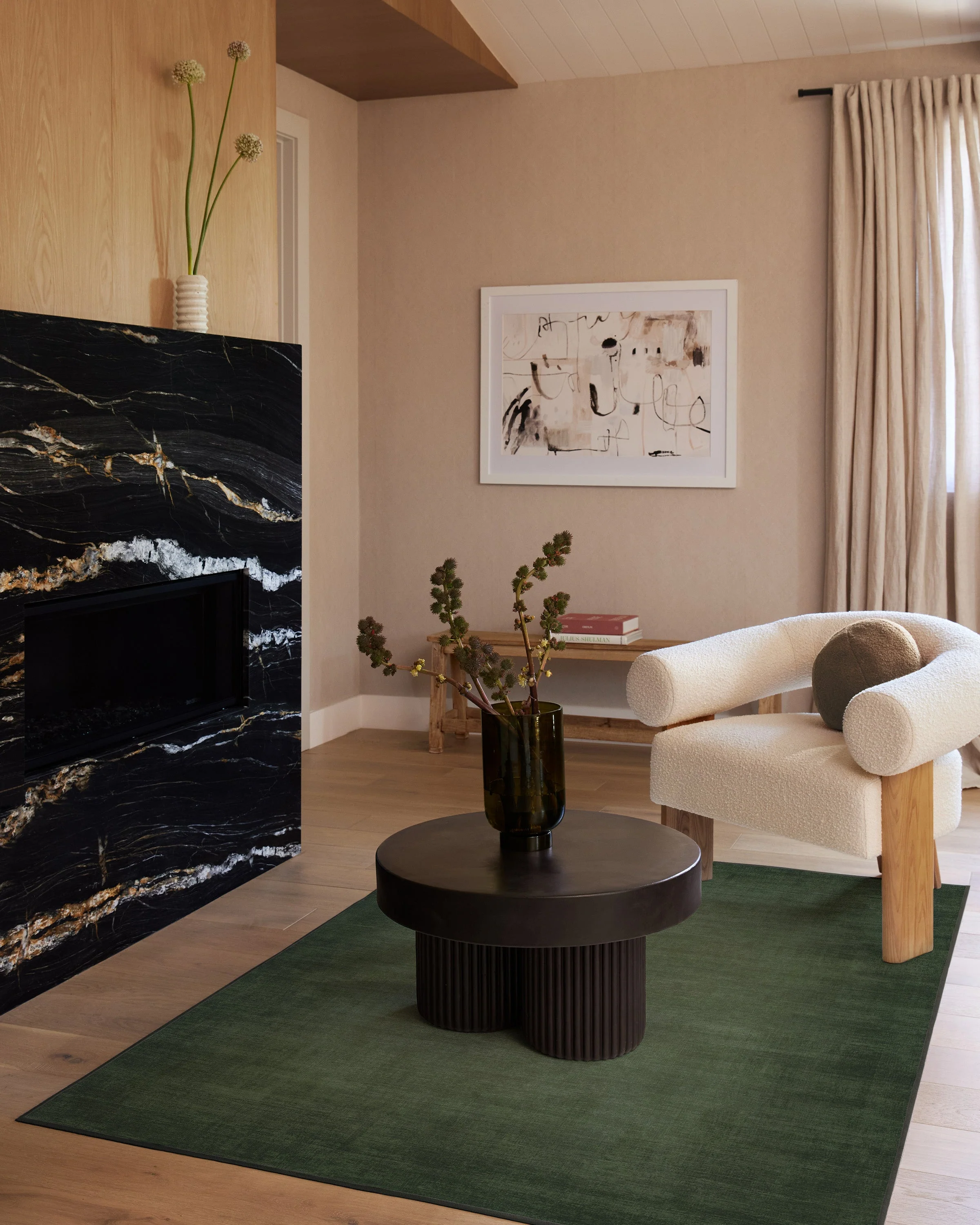 Aura Ombre Solid Sage Rug
