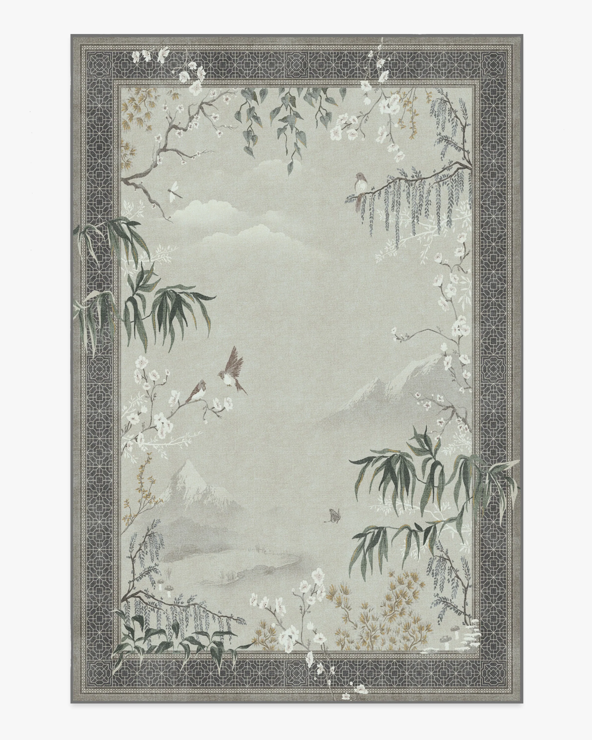 Wren Charcoal & Opal Flatwoven Rug