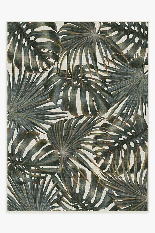 Tropical Green Outdoor Rug
