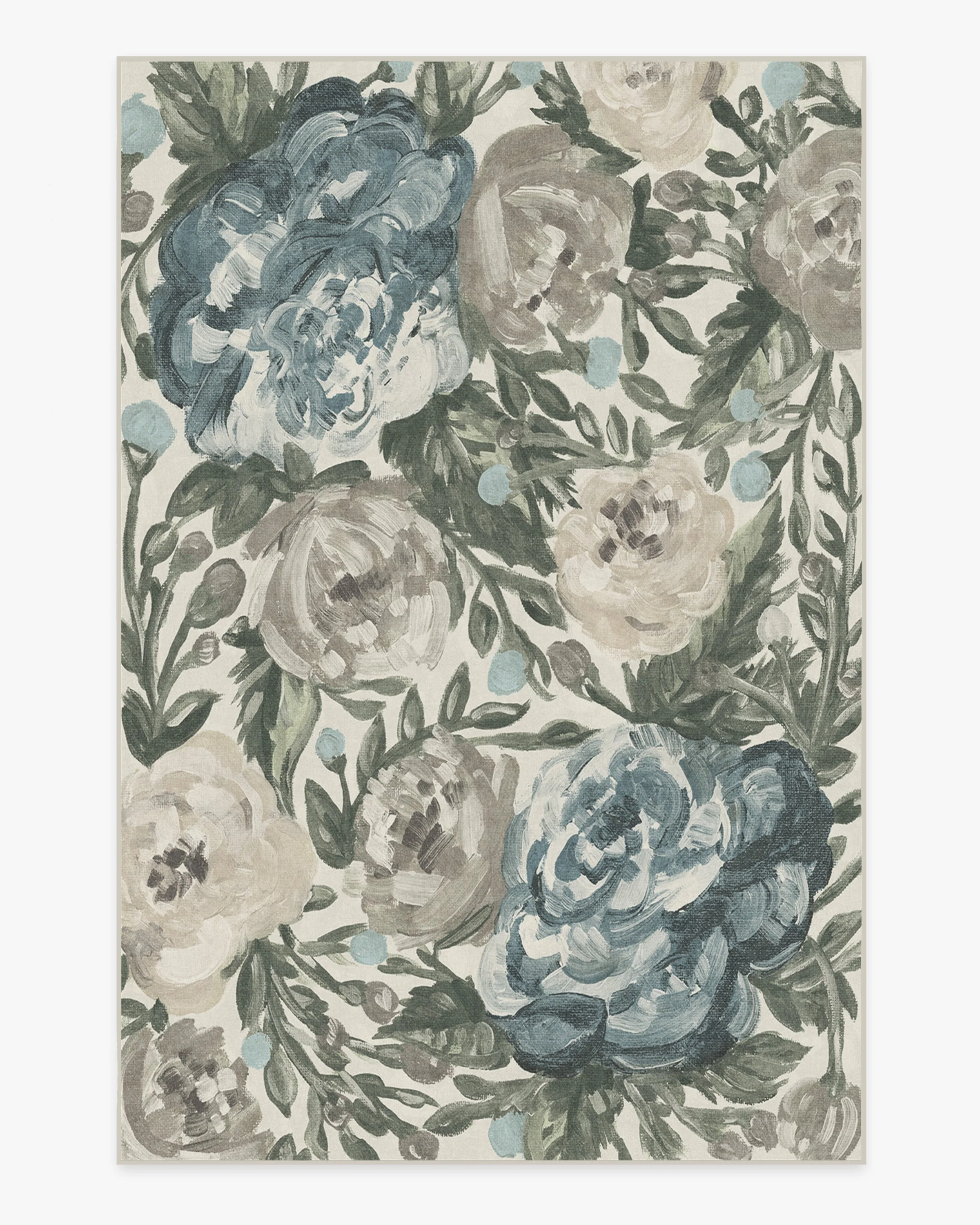 Camellia Jade Flatwoven Rug