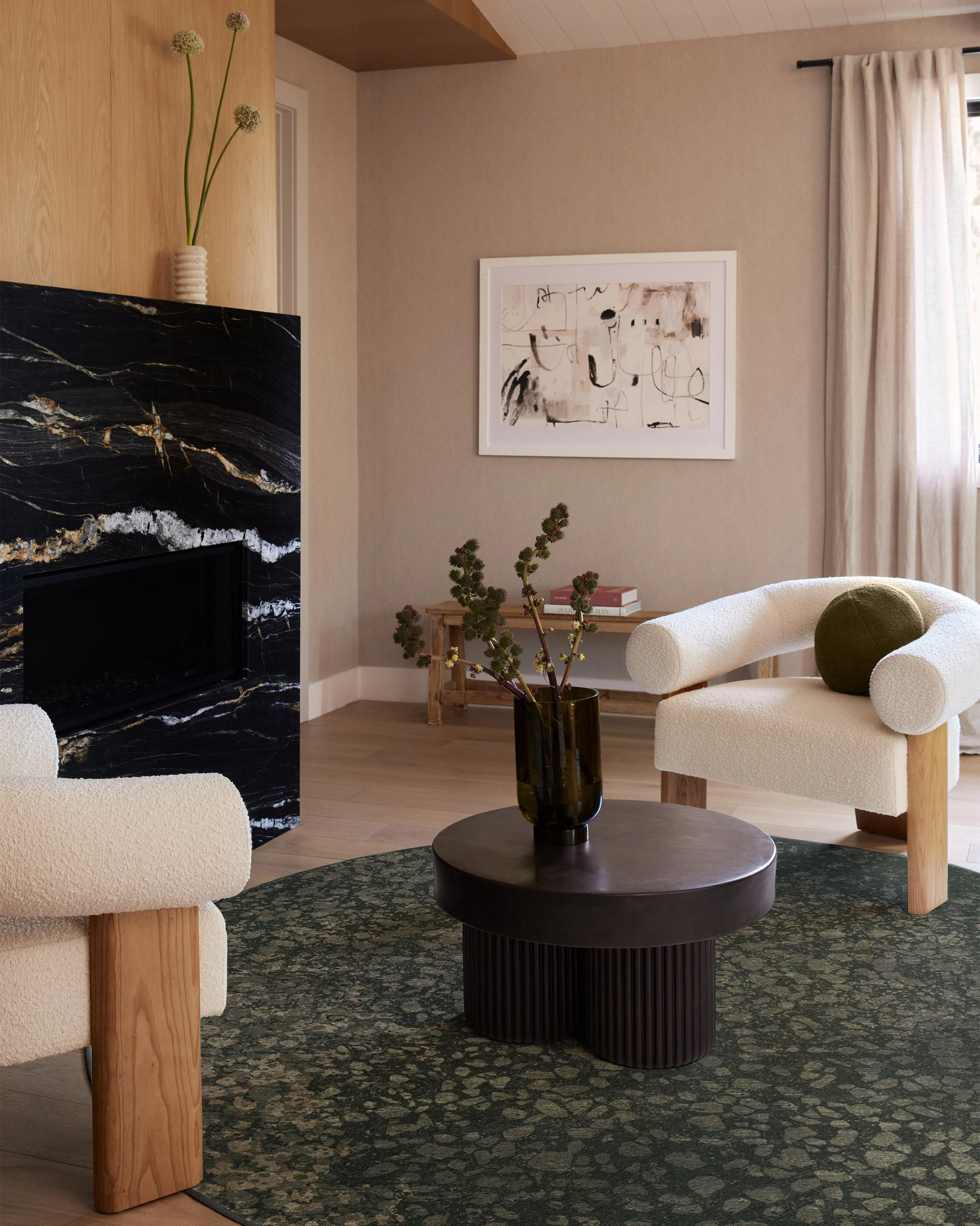 Terran Moss Flatwoven Rug by Architectural Digest