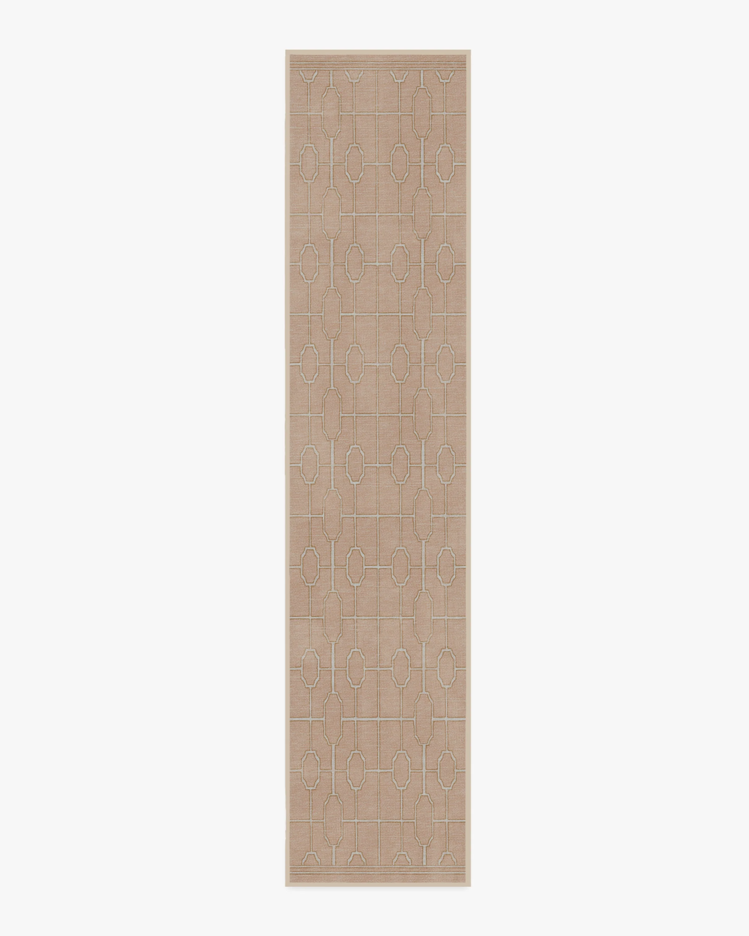 Diana Trellis Rose Gold Rug by The Hiltons