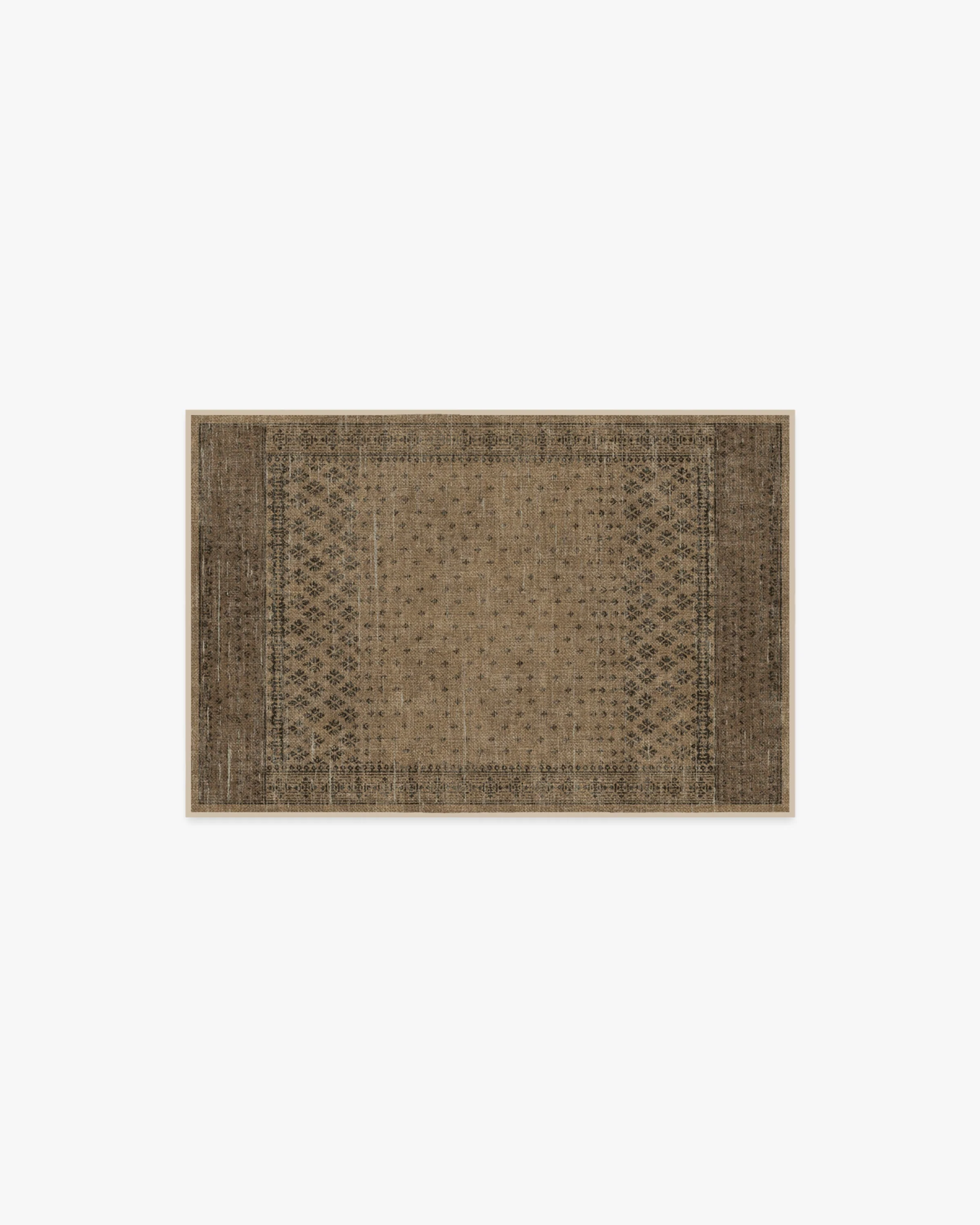 Fernanda Black & Tan Flatwoven Rug