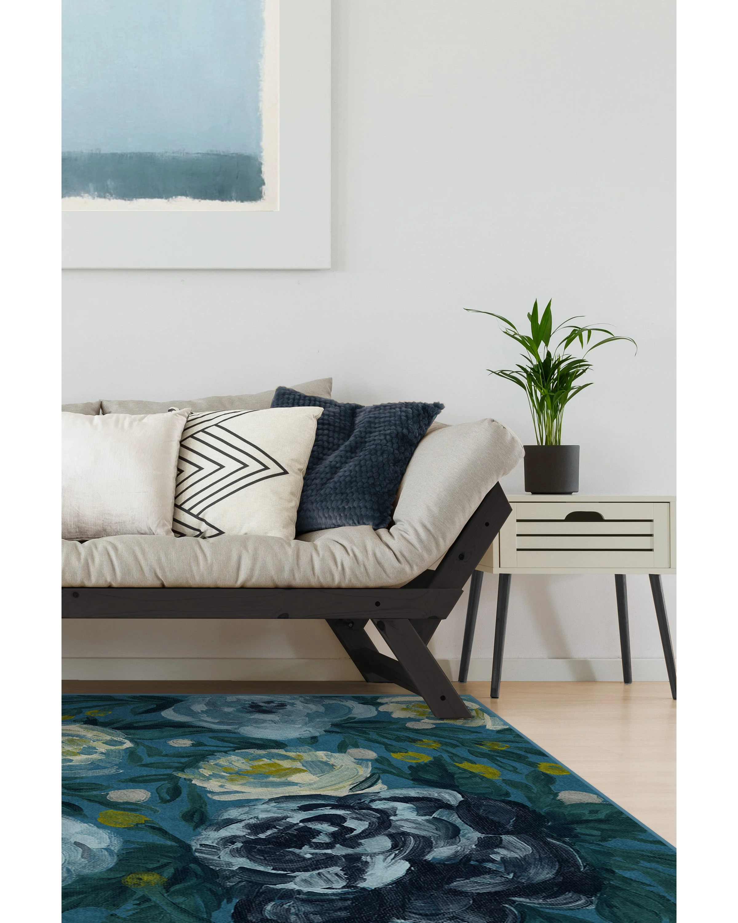 Camellia Midnight Rug