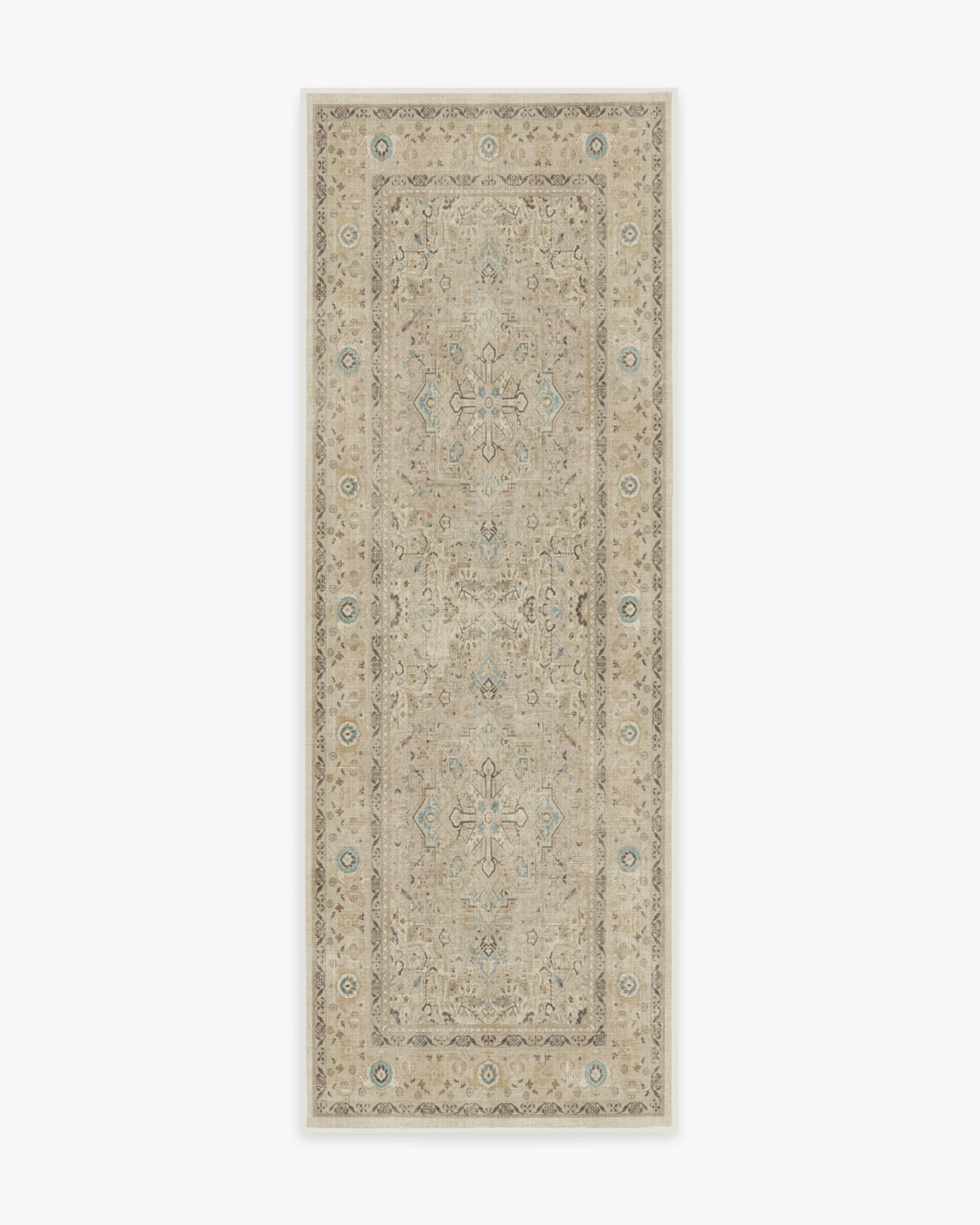 Kamran Ivory Opal Rug