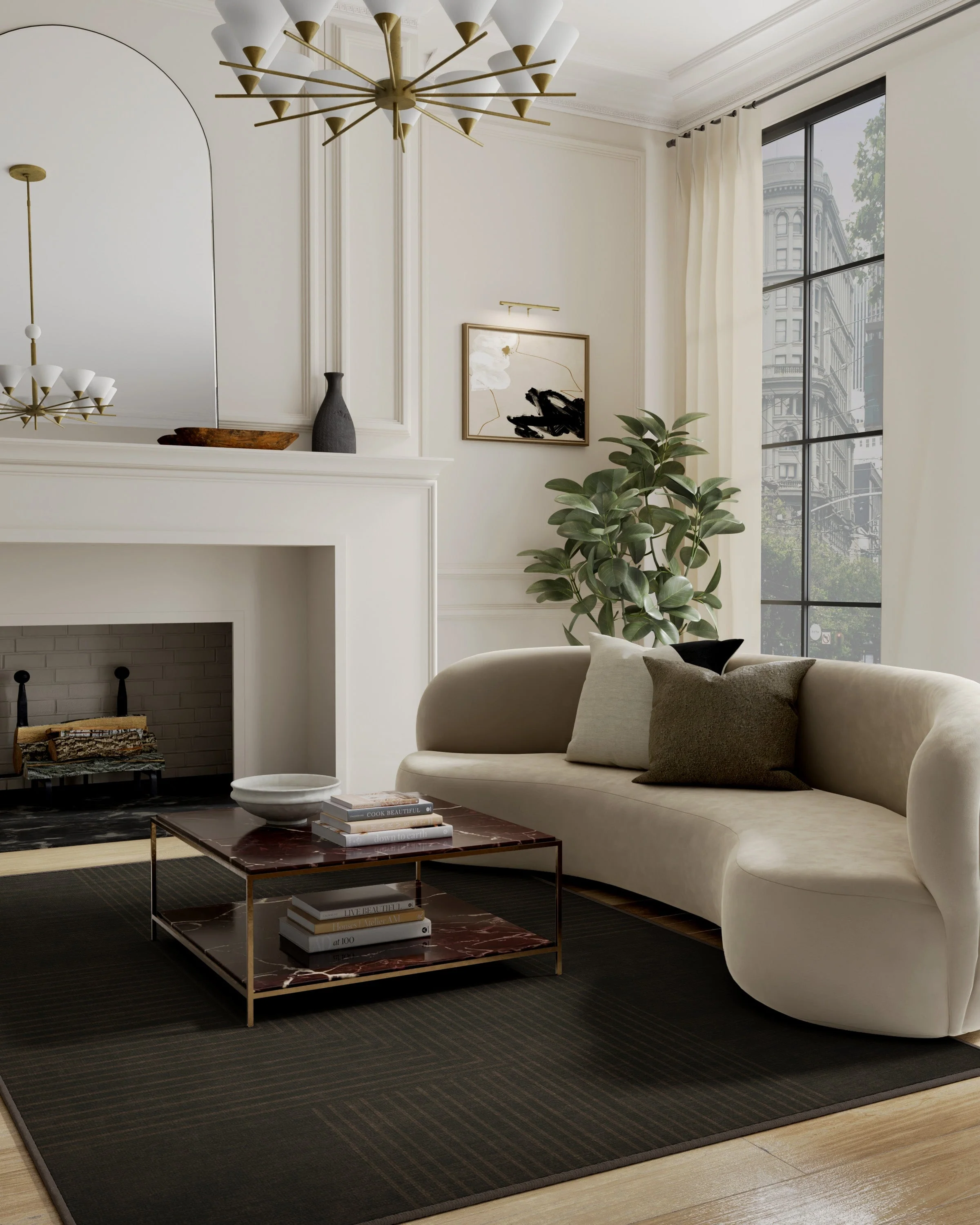 Bel Air Dark Chocolate Flatwoven Rug by The Hiltons