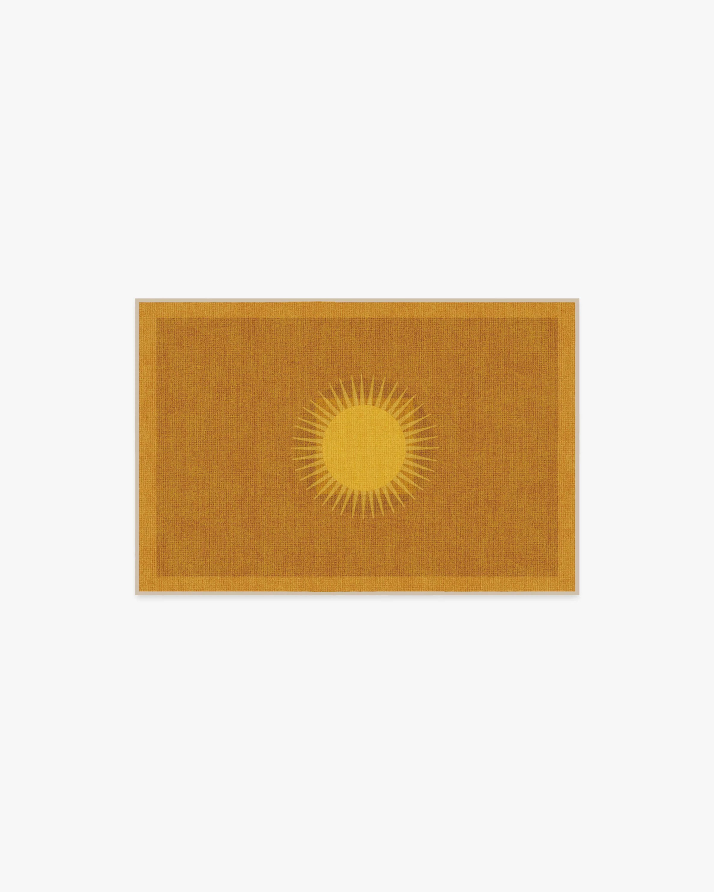 Helios Gold Rug by Matthew Williamson