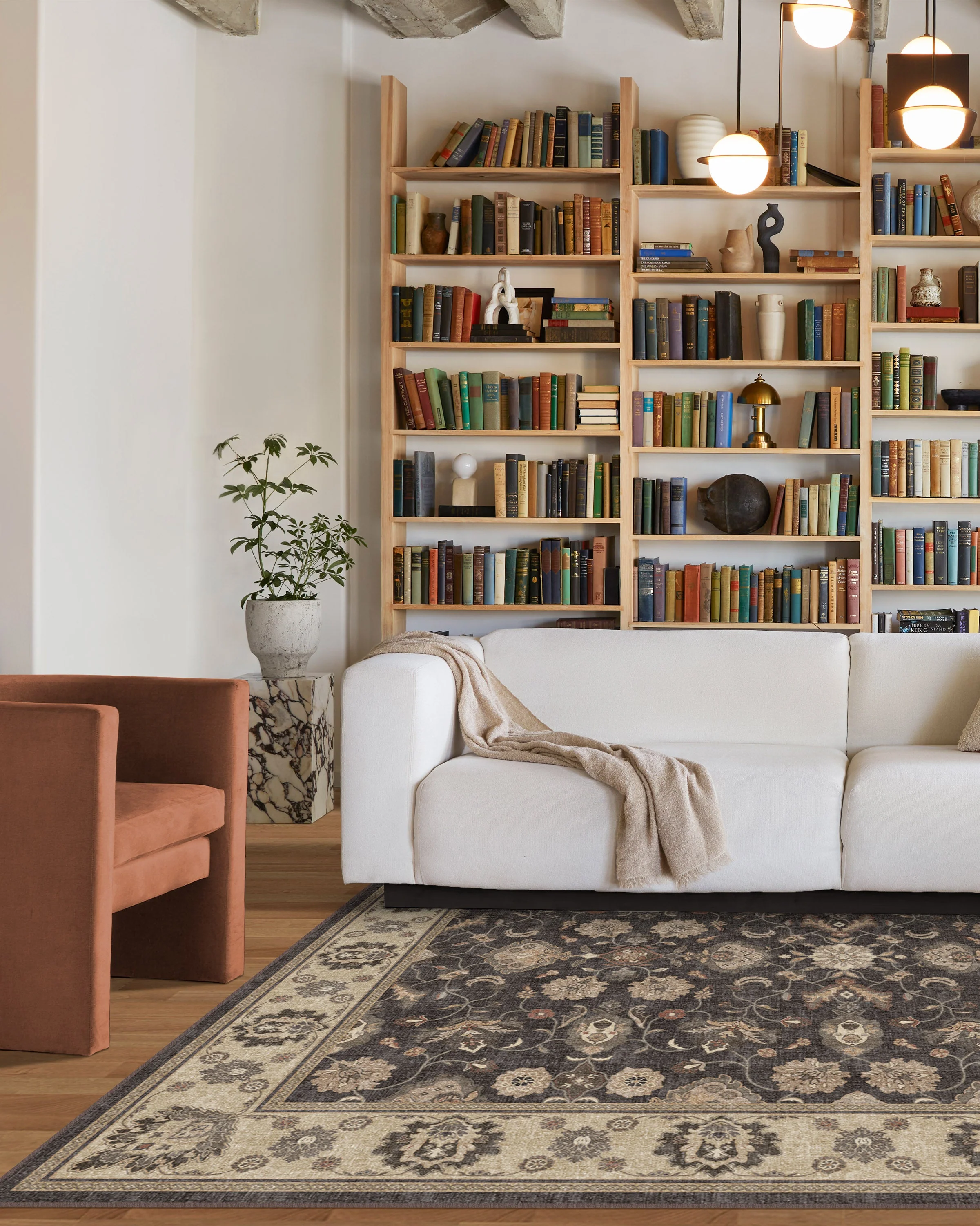 Odette Dark Wood Flatwoven Rug