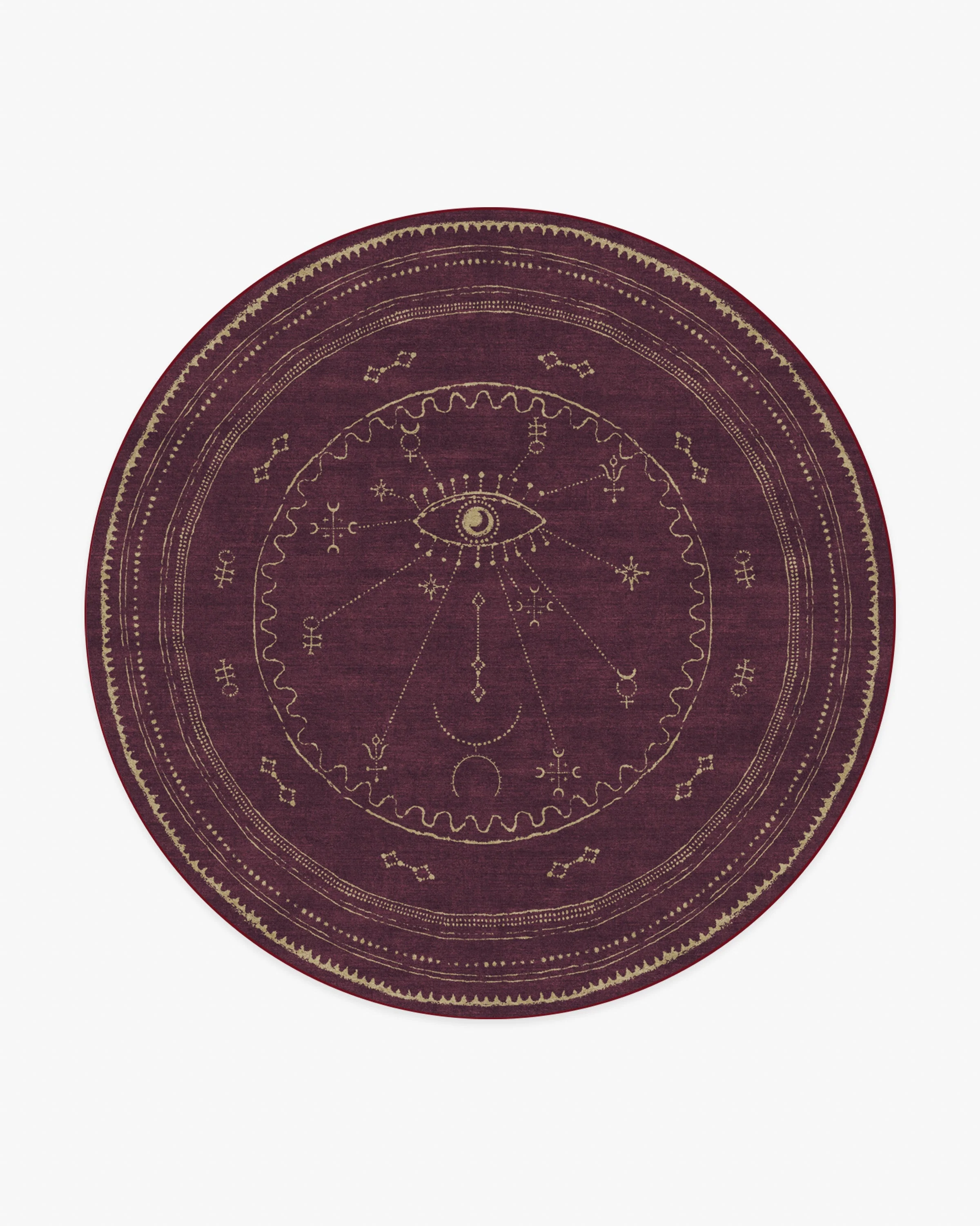 Velith Burgundy Flatwoven Rug