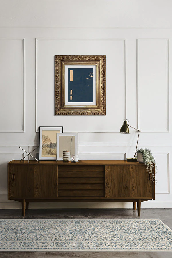 Vianna Blue & Ivory Rug