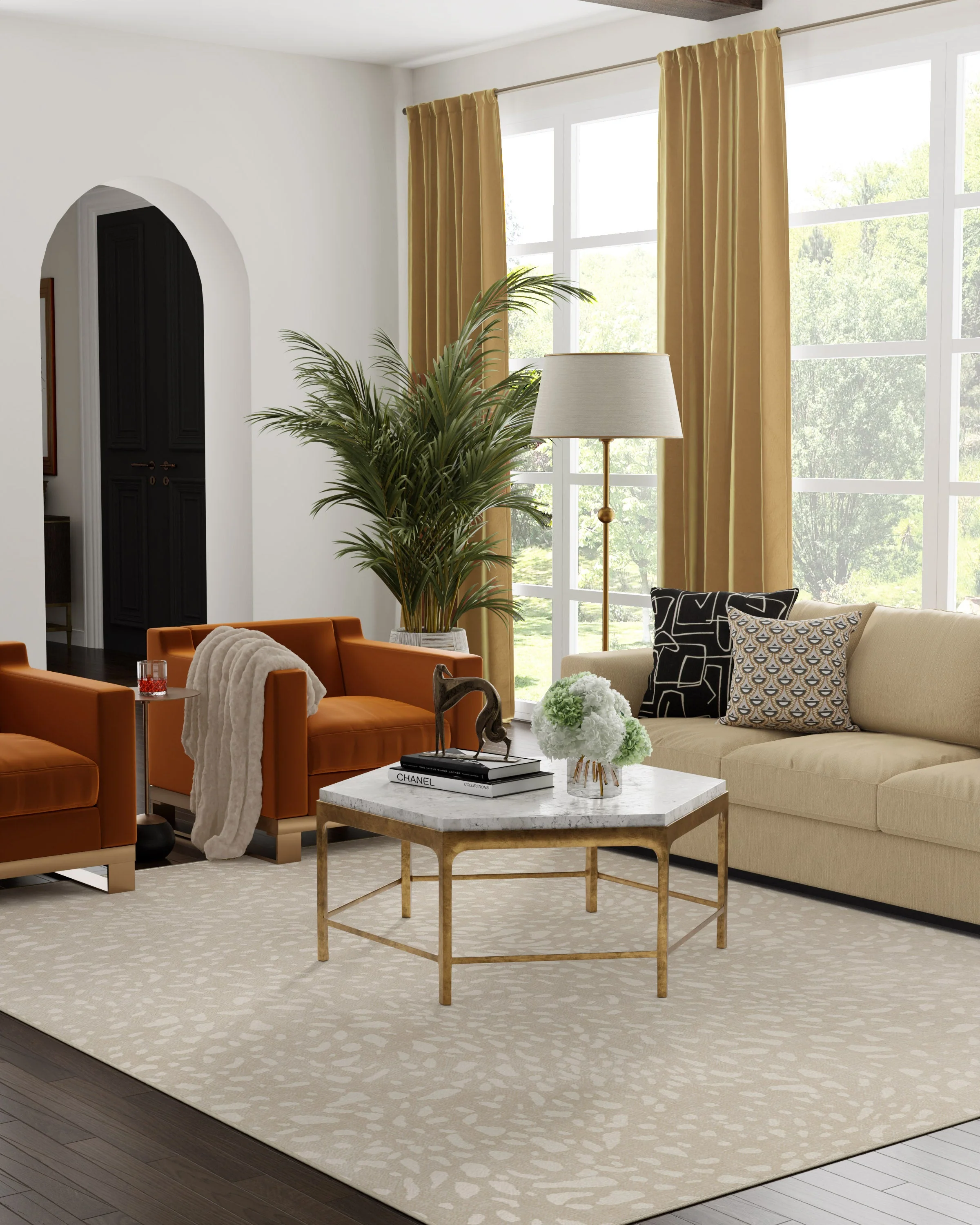 Fawn Stone Flatwoven Rug