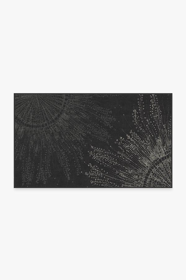 Jellyfish Bloom Charcoal Flatwoven Rug