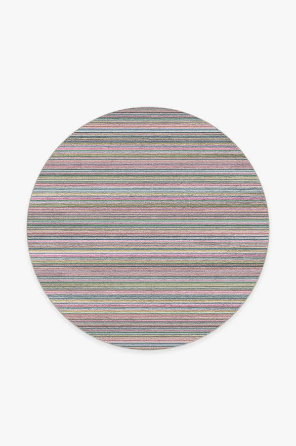 Multi Stripe Polychrome Rug
