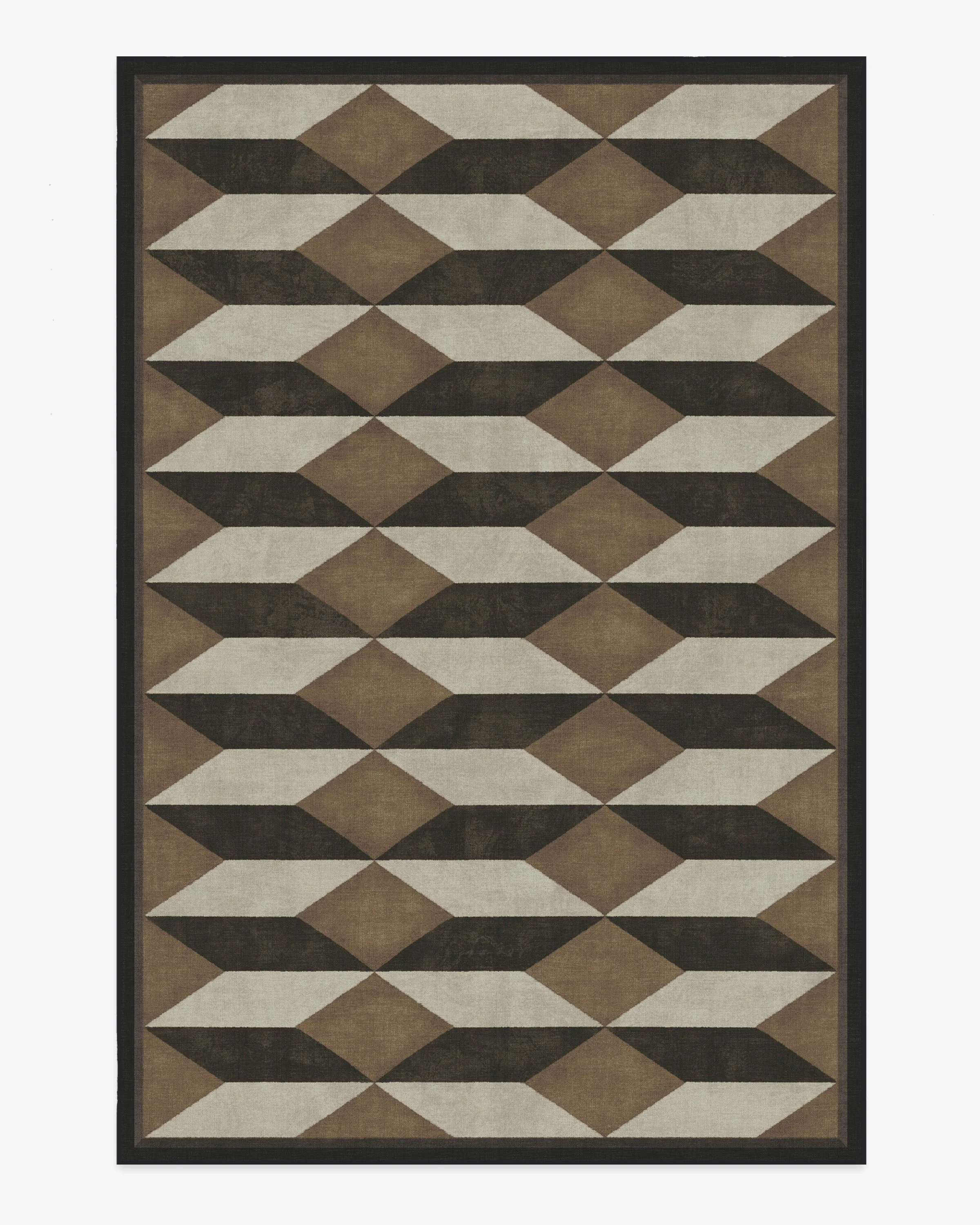 Oak Black & Camel Flatwoven Rug by Martyn Lawrence Bullard