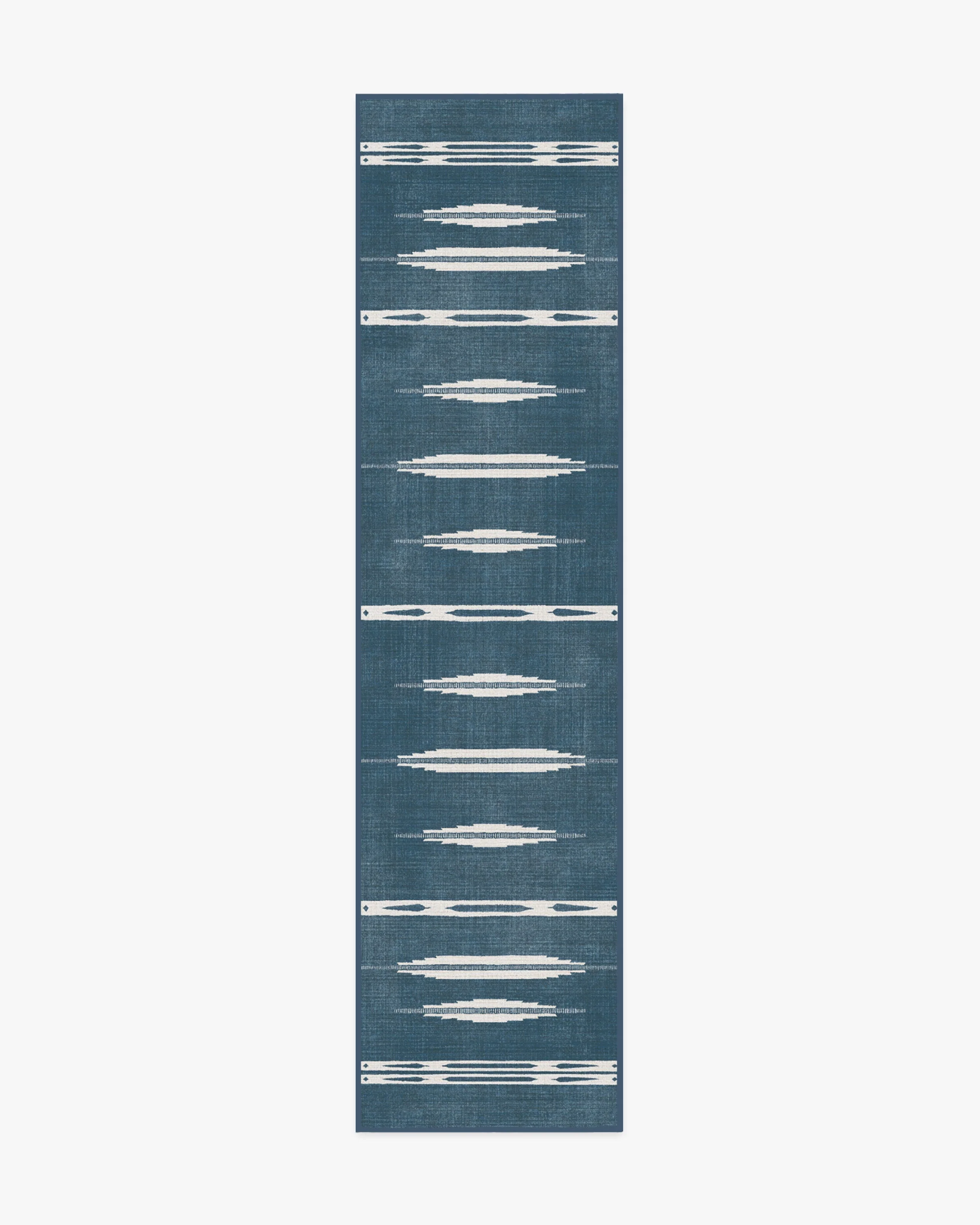 Raye Indigo & Ivory Flatwoven Rug