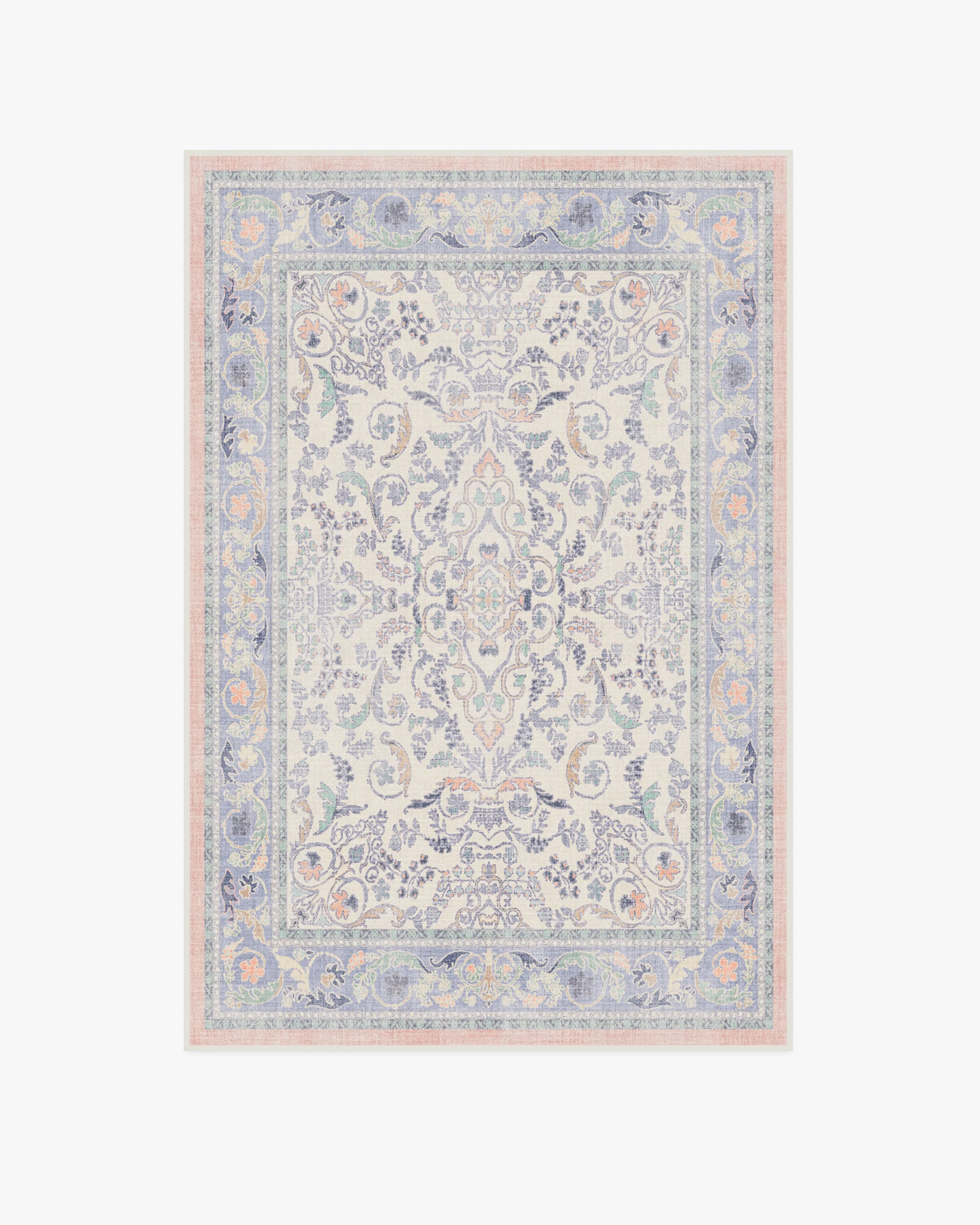 Fit For A Queen Soft Lavender Flatwoven Rug by Bridgerton