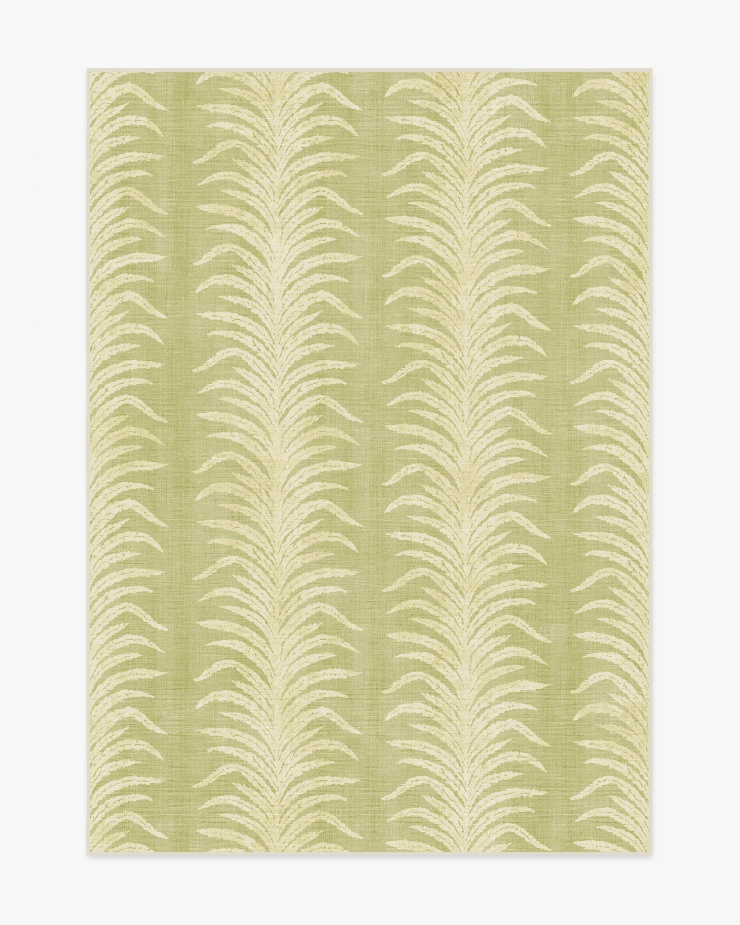 Tree Fern Matcha Green Rug by Sanderson