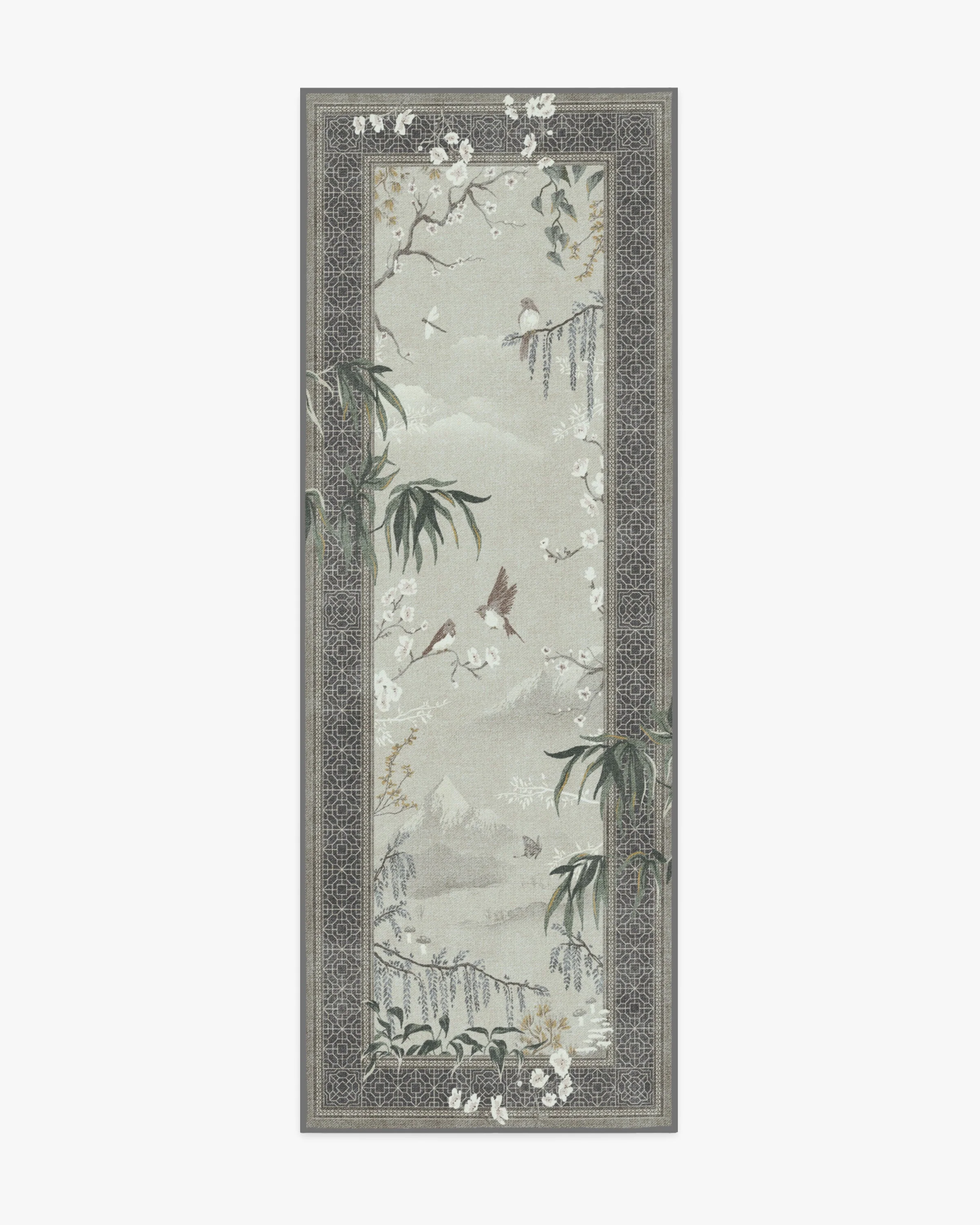 Wren Charcoal & Opal Flatwoven Rug