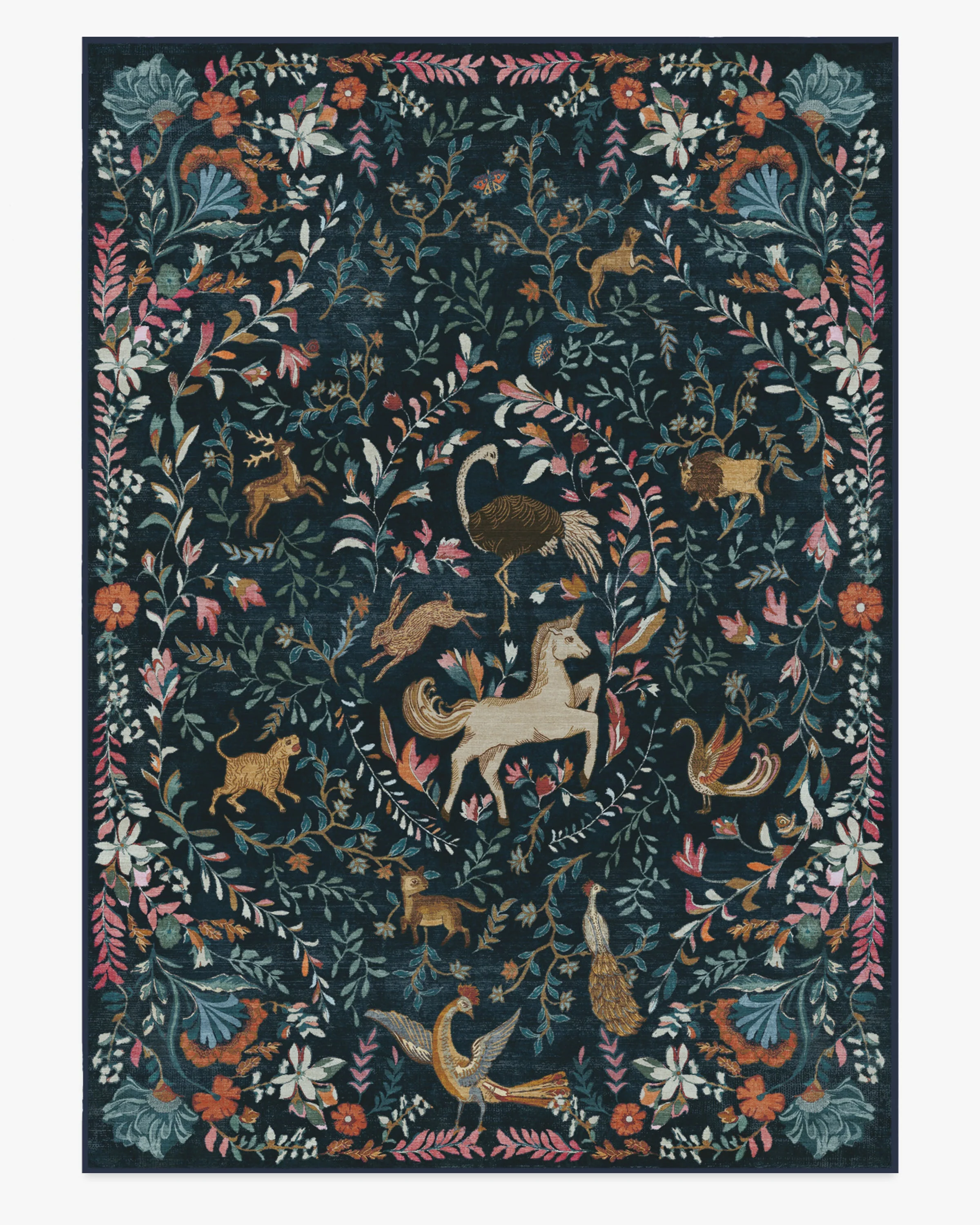 Dreamweaver Blue Multicolor Rug by Iris Apfel