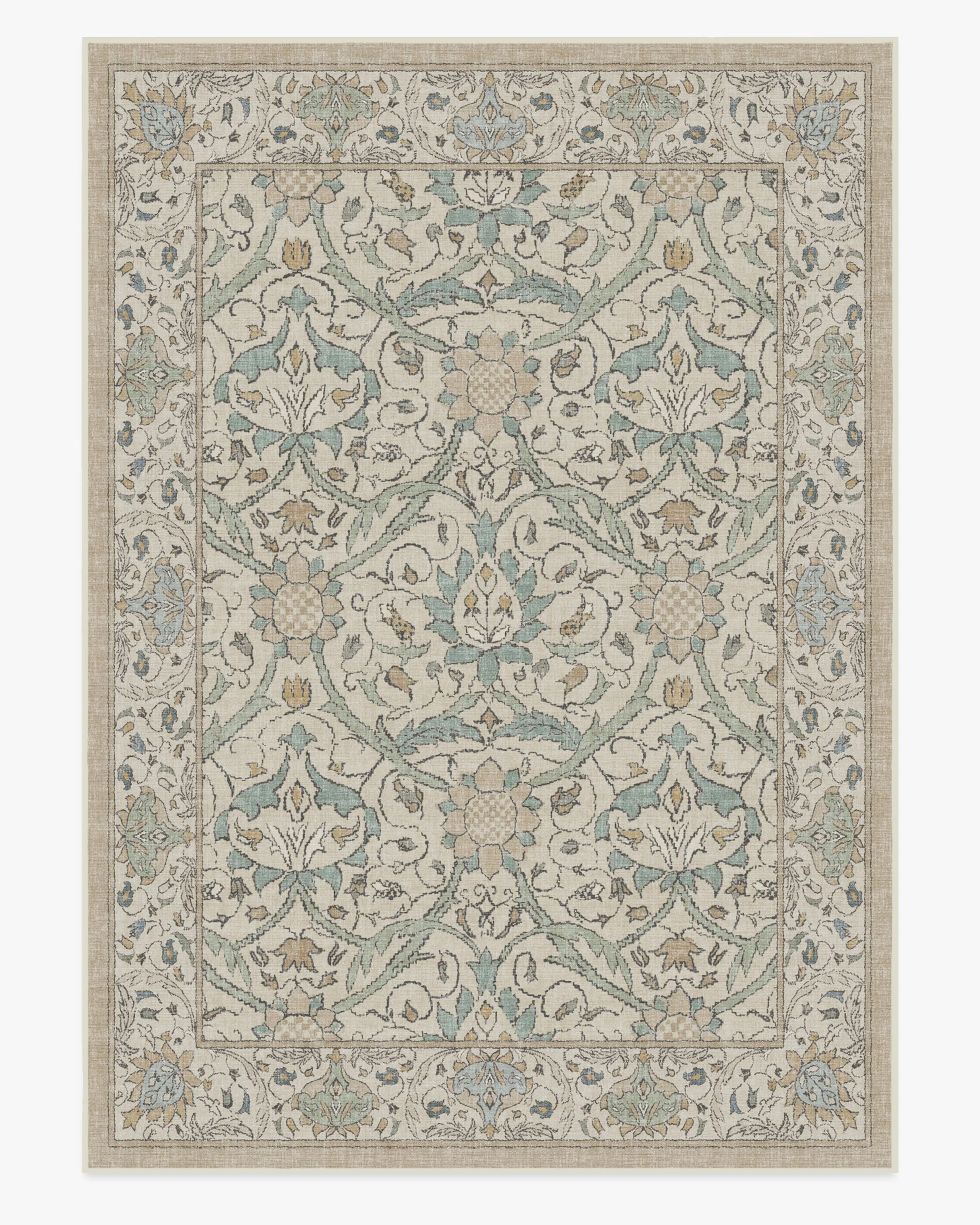 Montreal Natural Jade Rug by Morris & Co.